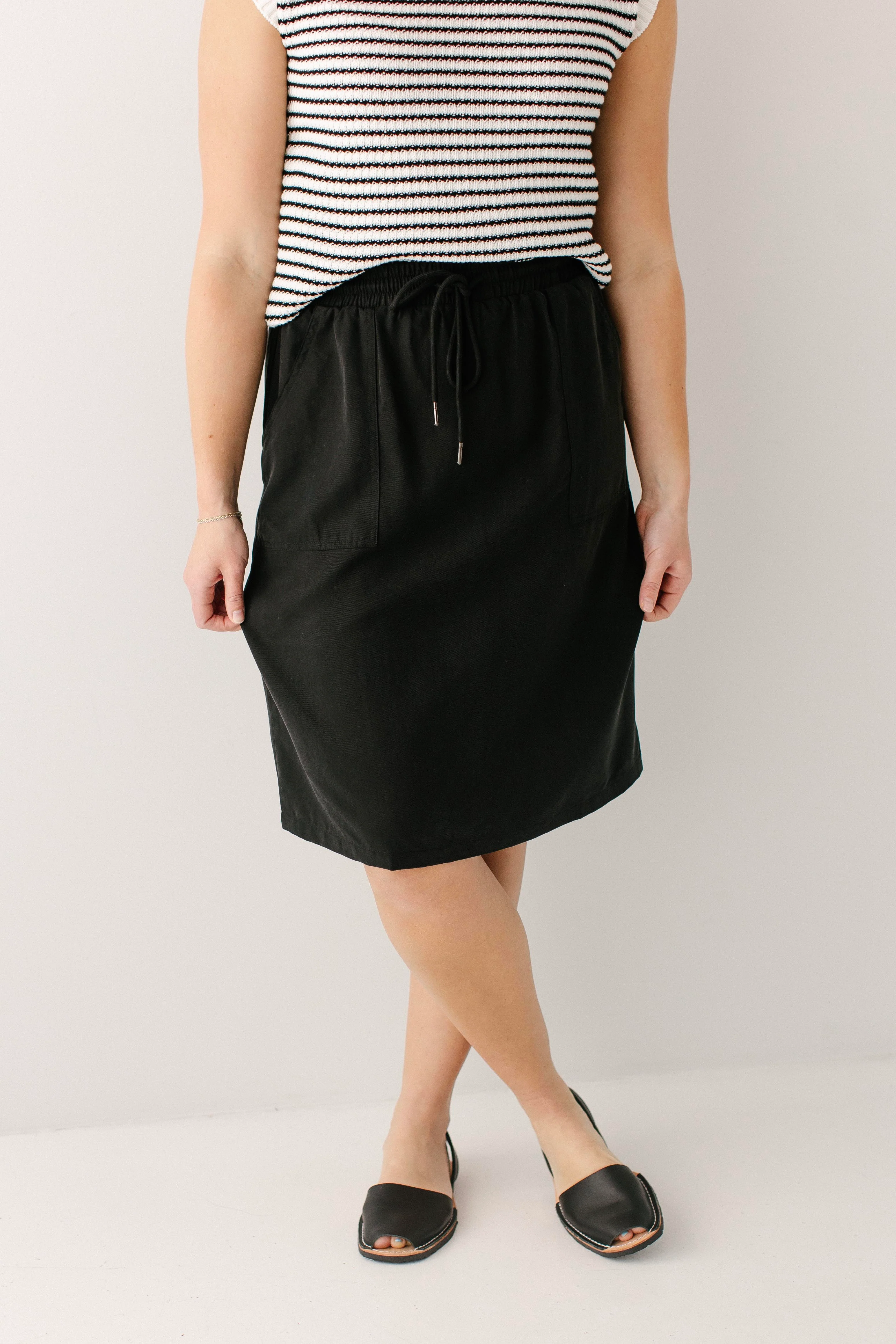 Katrina Drawstring Tencel Skirt - Image 3
