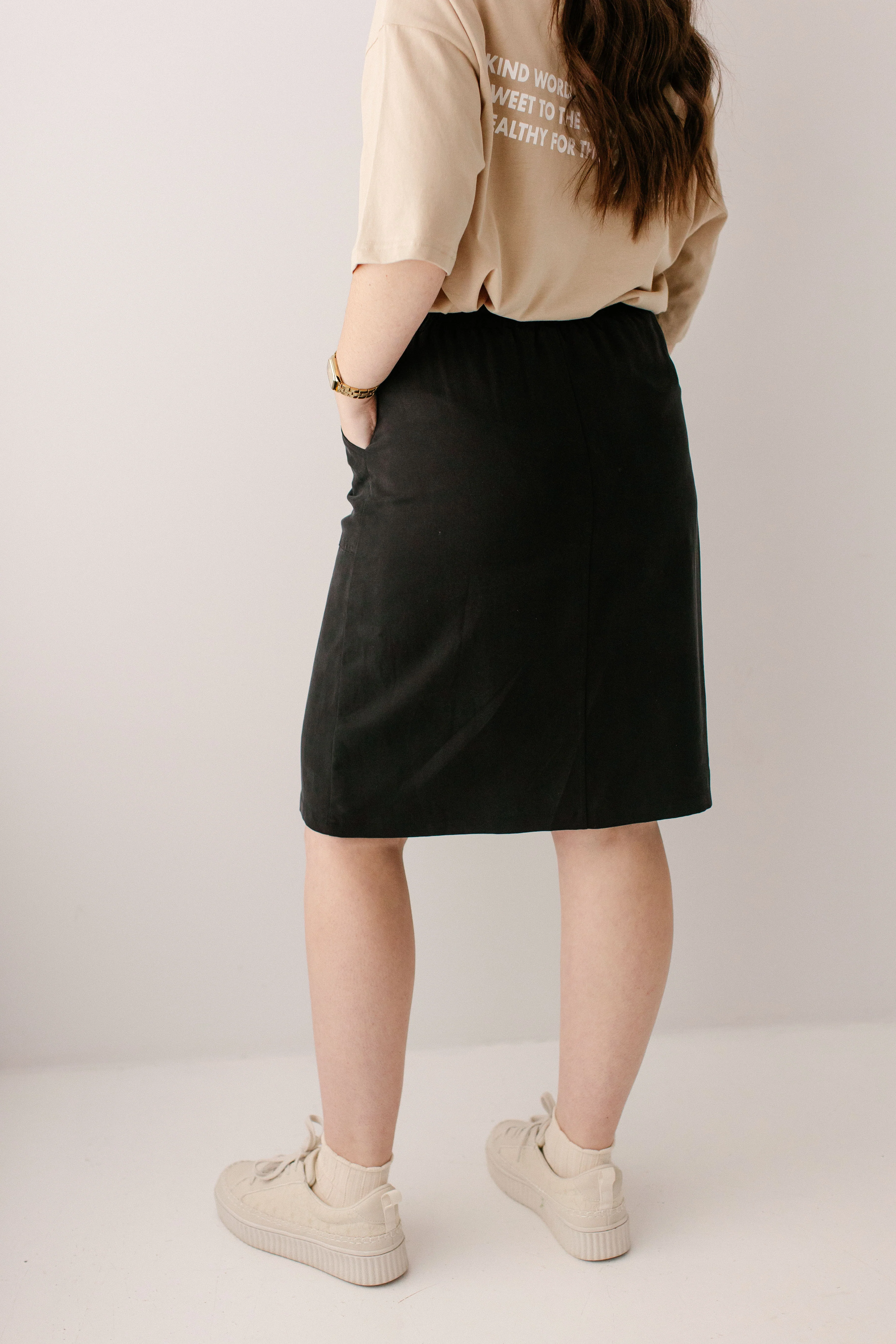 Katrina Drawstring Tencel Skirt - Image 8