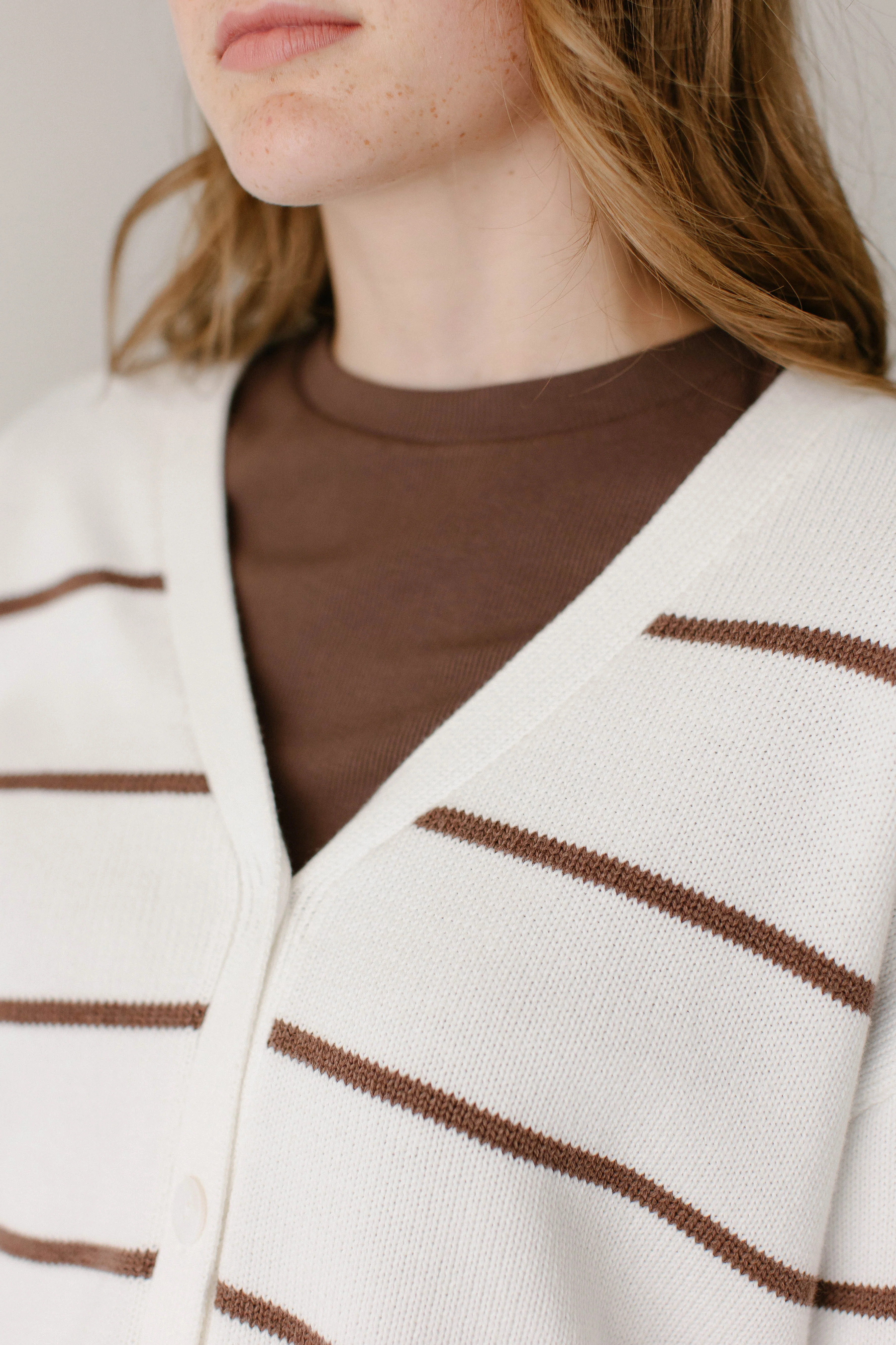 Kayne Classic Striped Cotton Cardigan FINAL SALE - Image 9