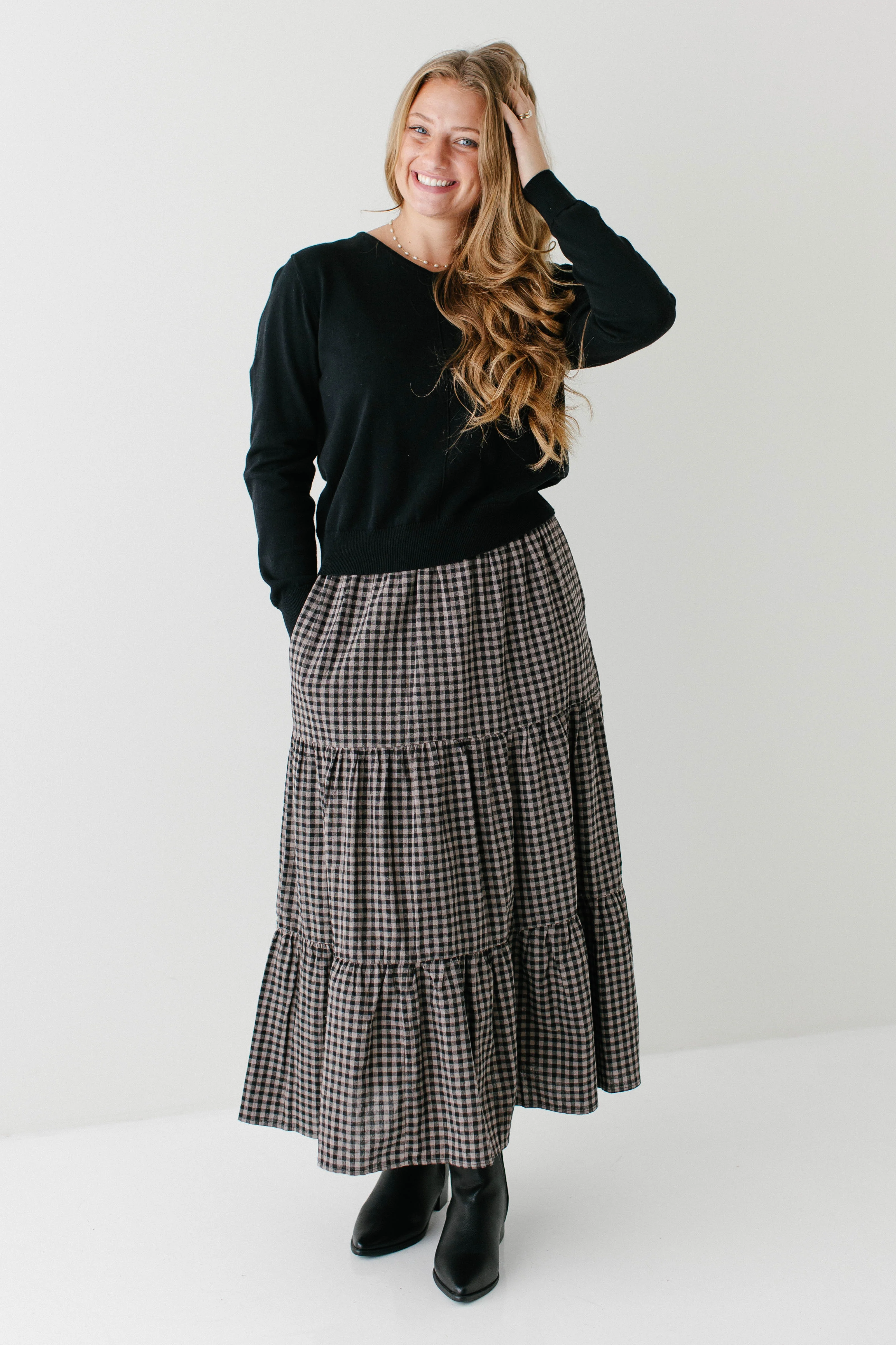 Kelsie Lightweight Cotton V-Neck Sweater FINAL SALE - Image 11