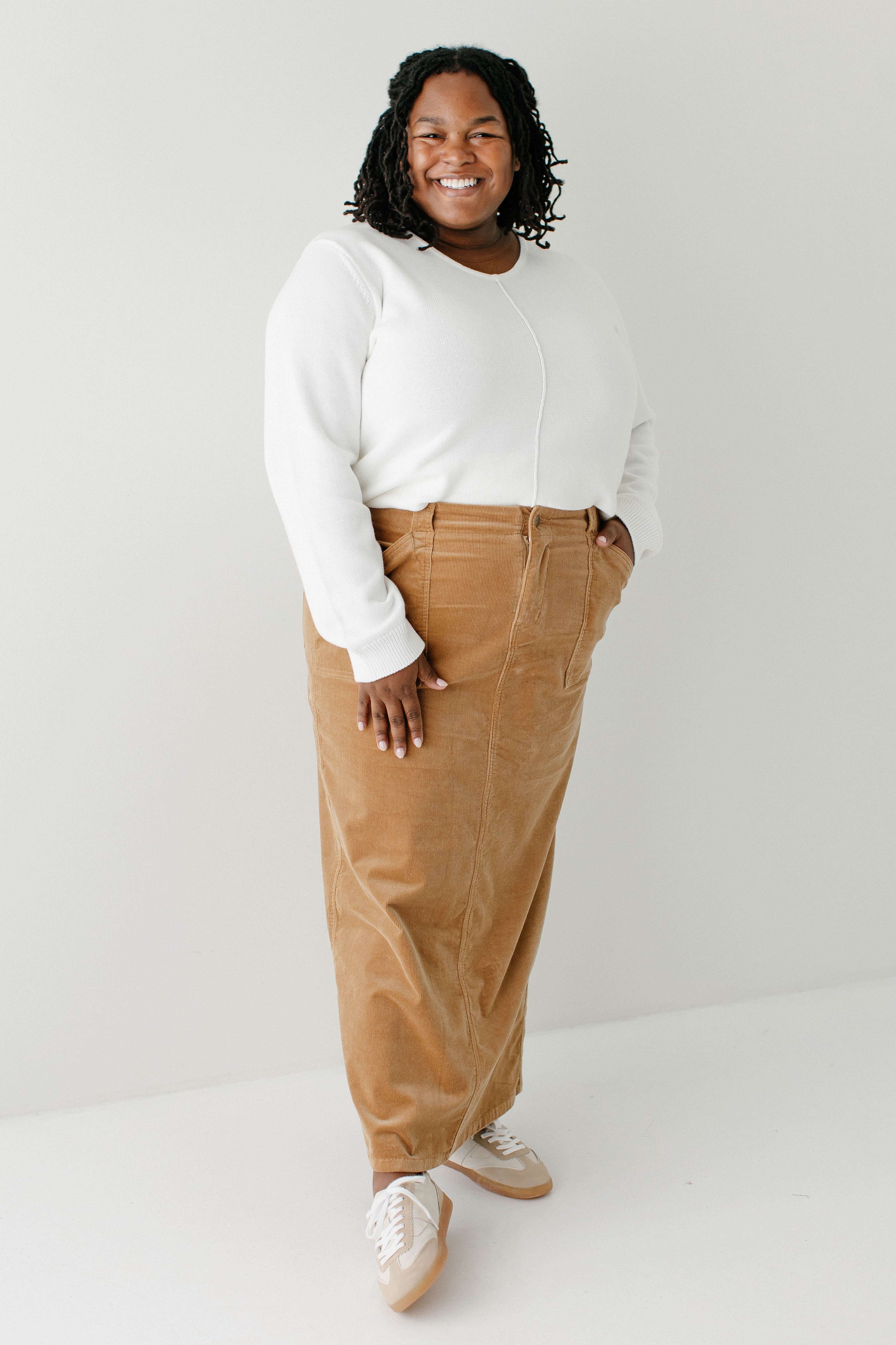 Kelsie Cotton V-Neck Sweater FINAL SALE - Image 8