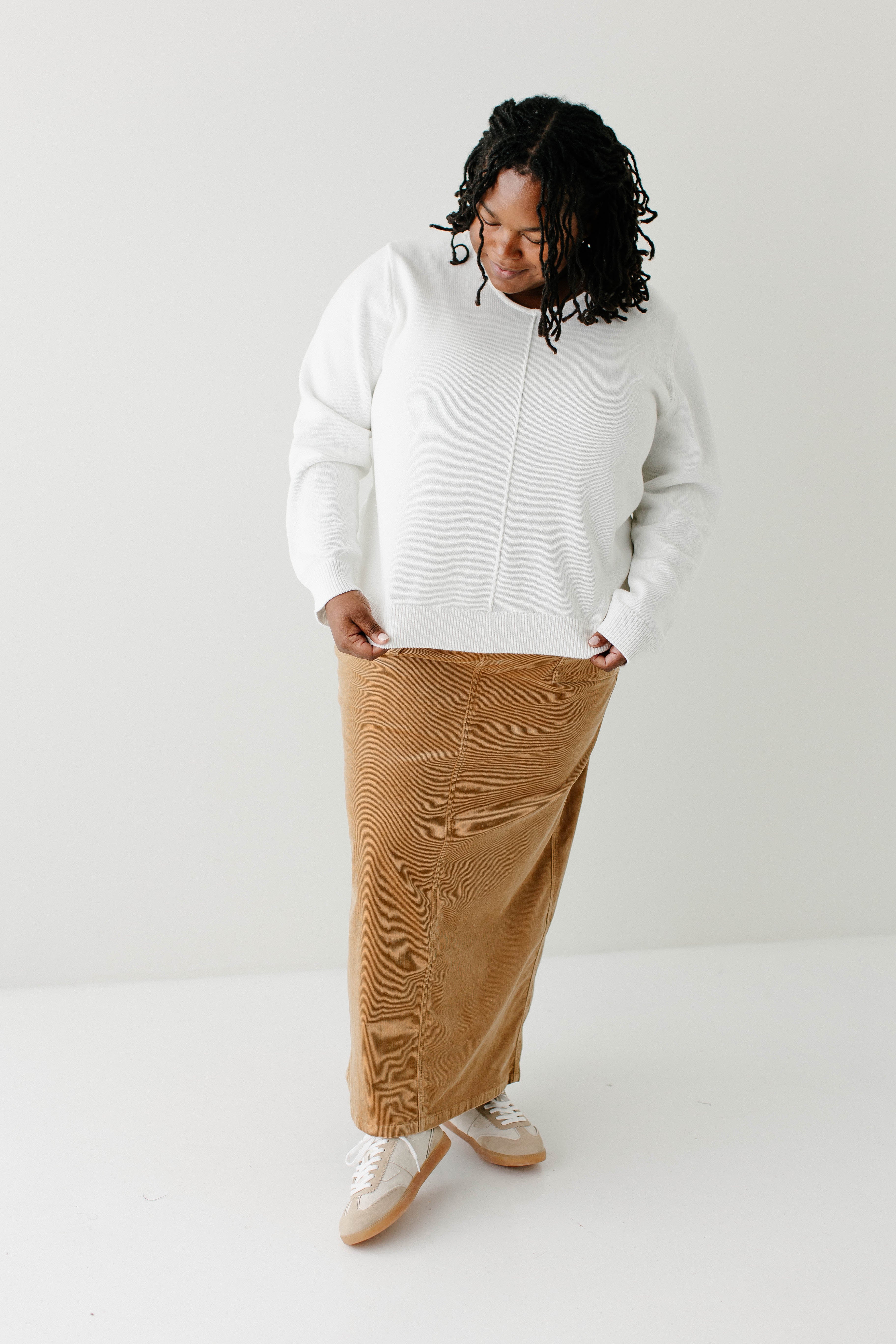 Kelsie Cotton V-Neck Sweater FINAL SALE - Image 9