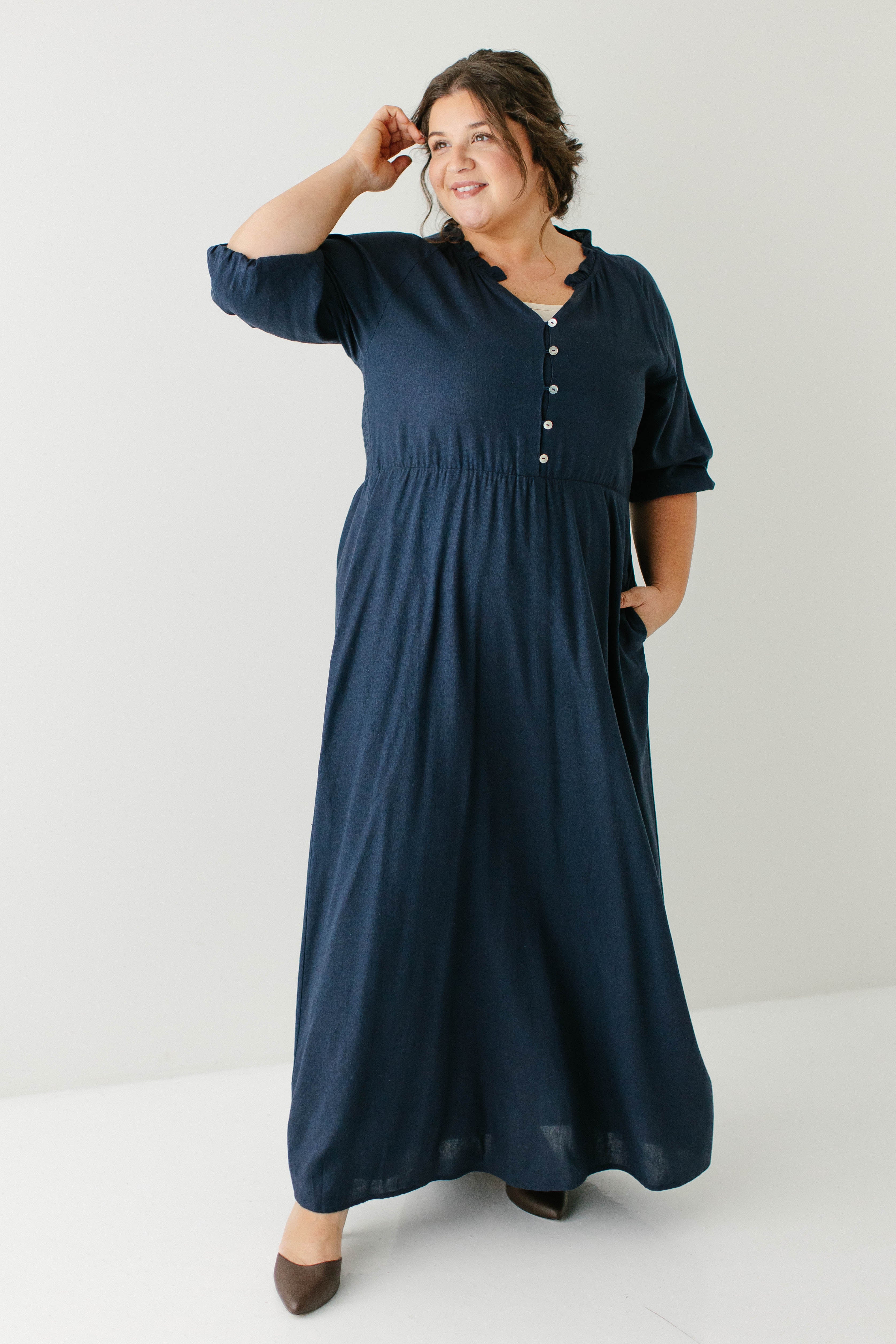 Kenzi Ruffle Detail Maxi Dress - Image 12