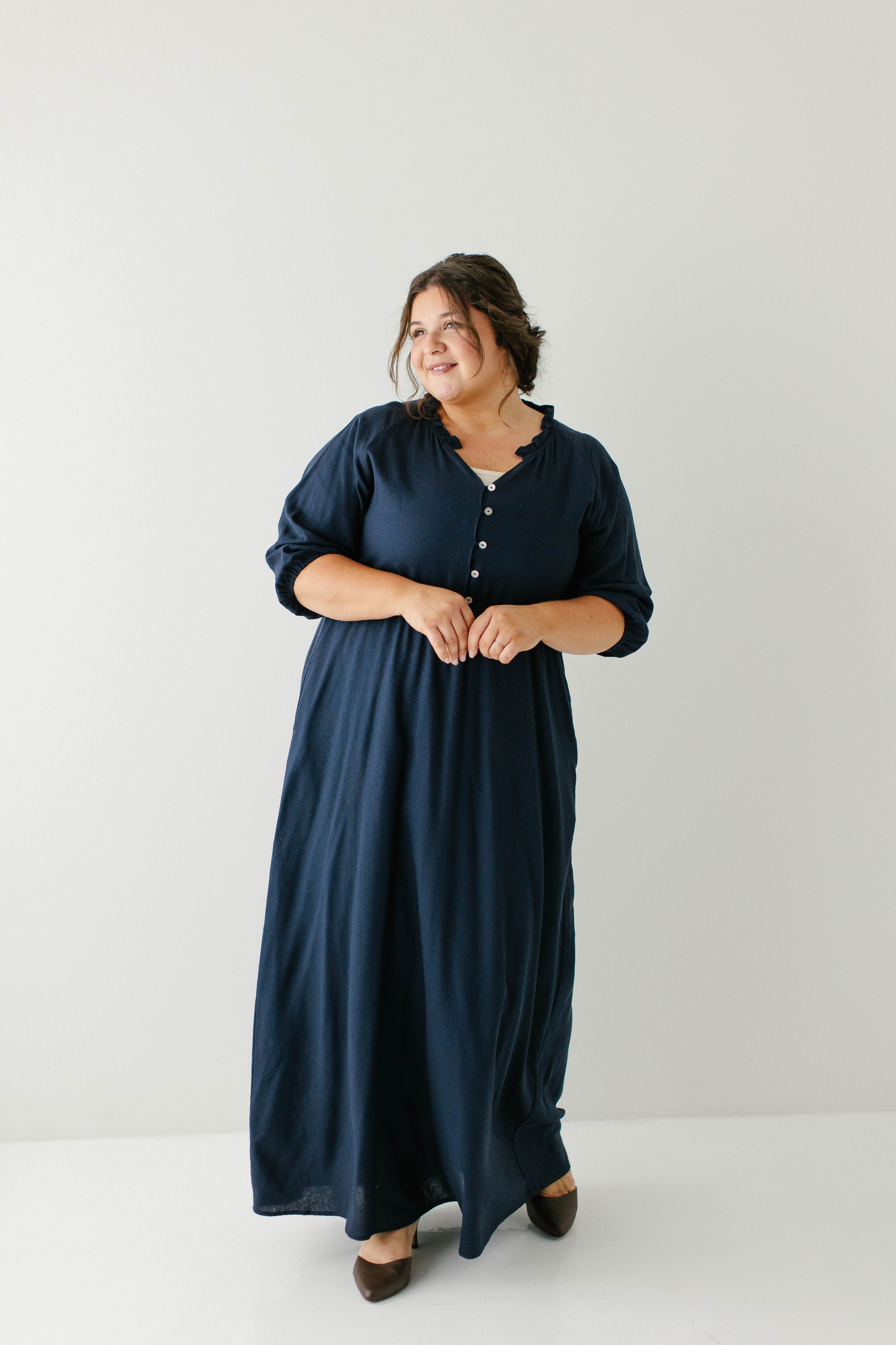Kenzi Ruffle Detail Maxi Dress - Image 9