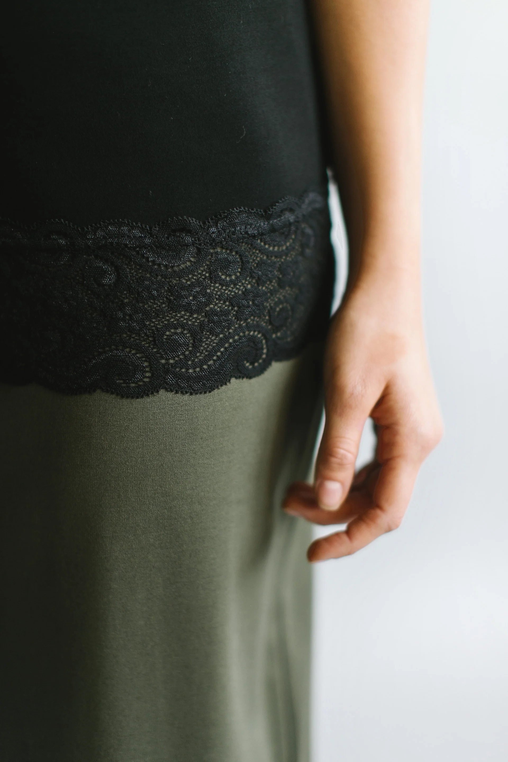 Modest Lace Trimmed Layering Tank Top FINAL SALE - Image 6