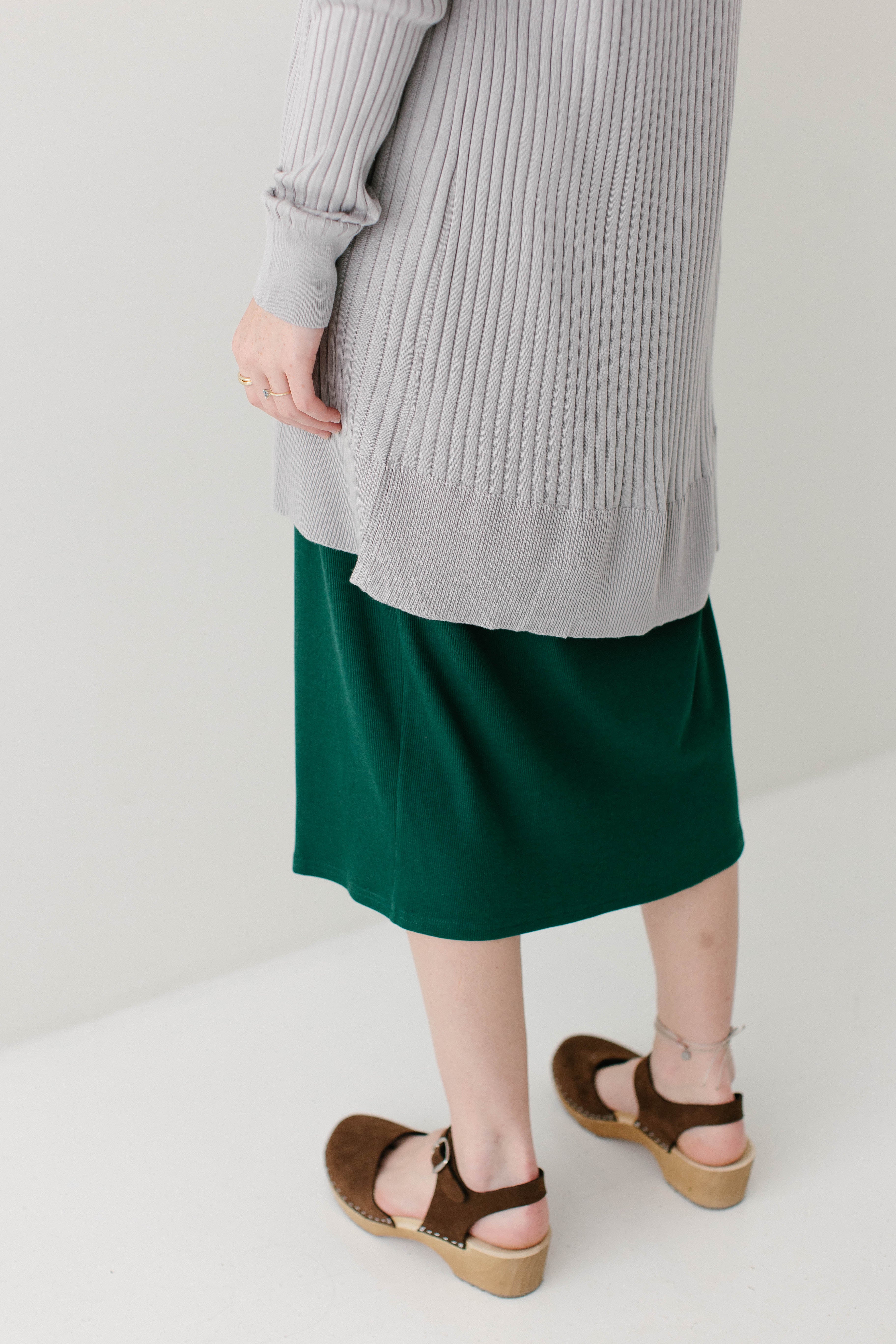 Linda Open Front Ribbed Cardigan FINAL SALE - Image 15