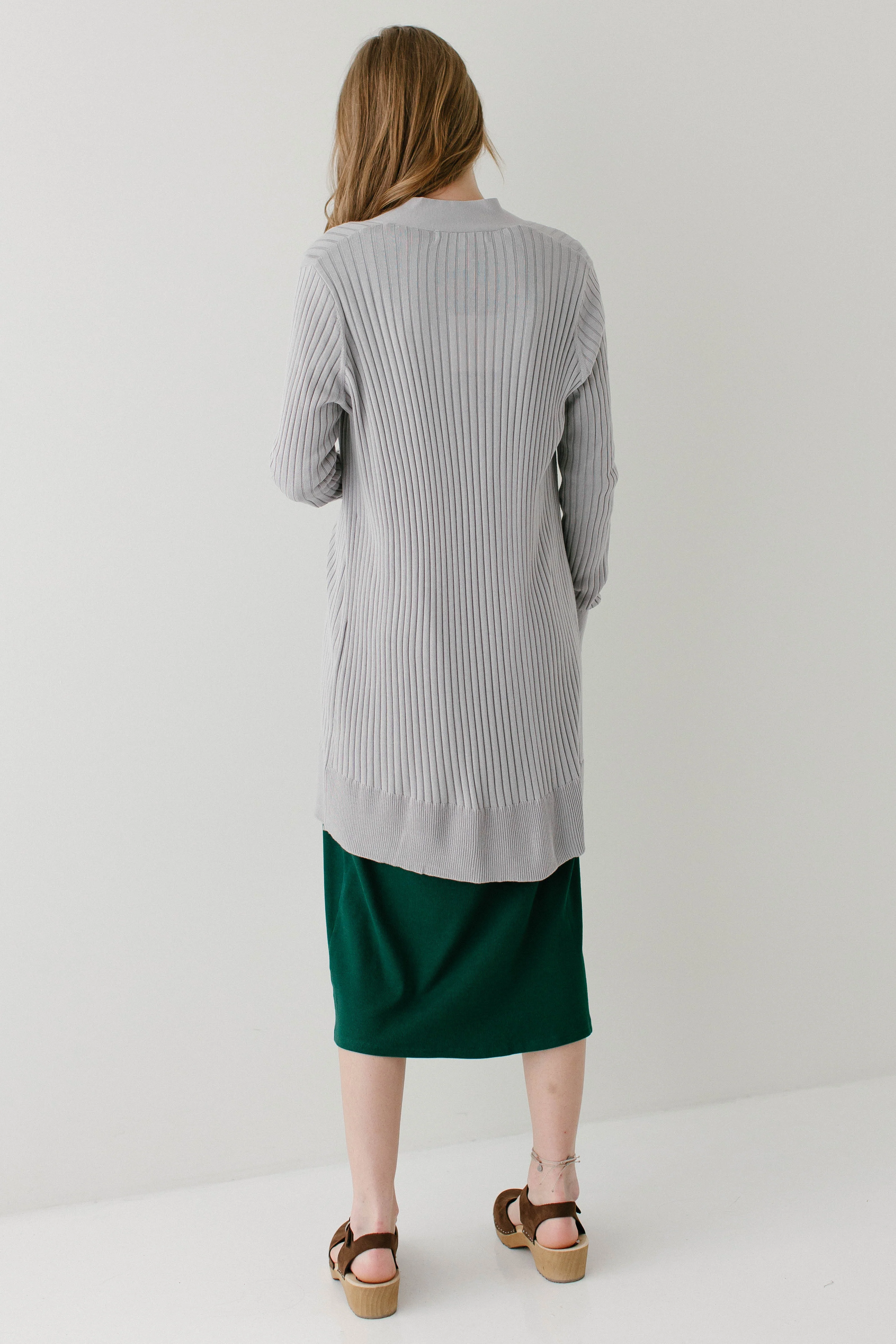 Linda Open Front Ribbed Cardigan FINAL SALE - Image 16