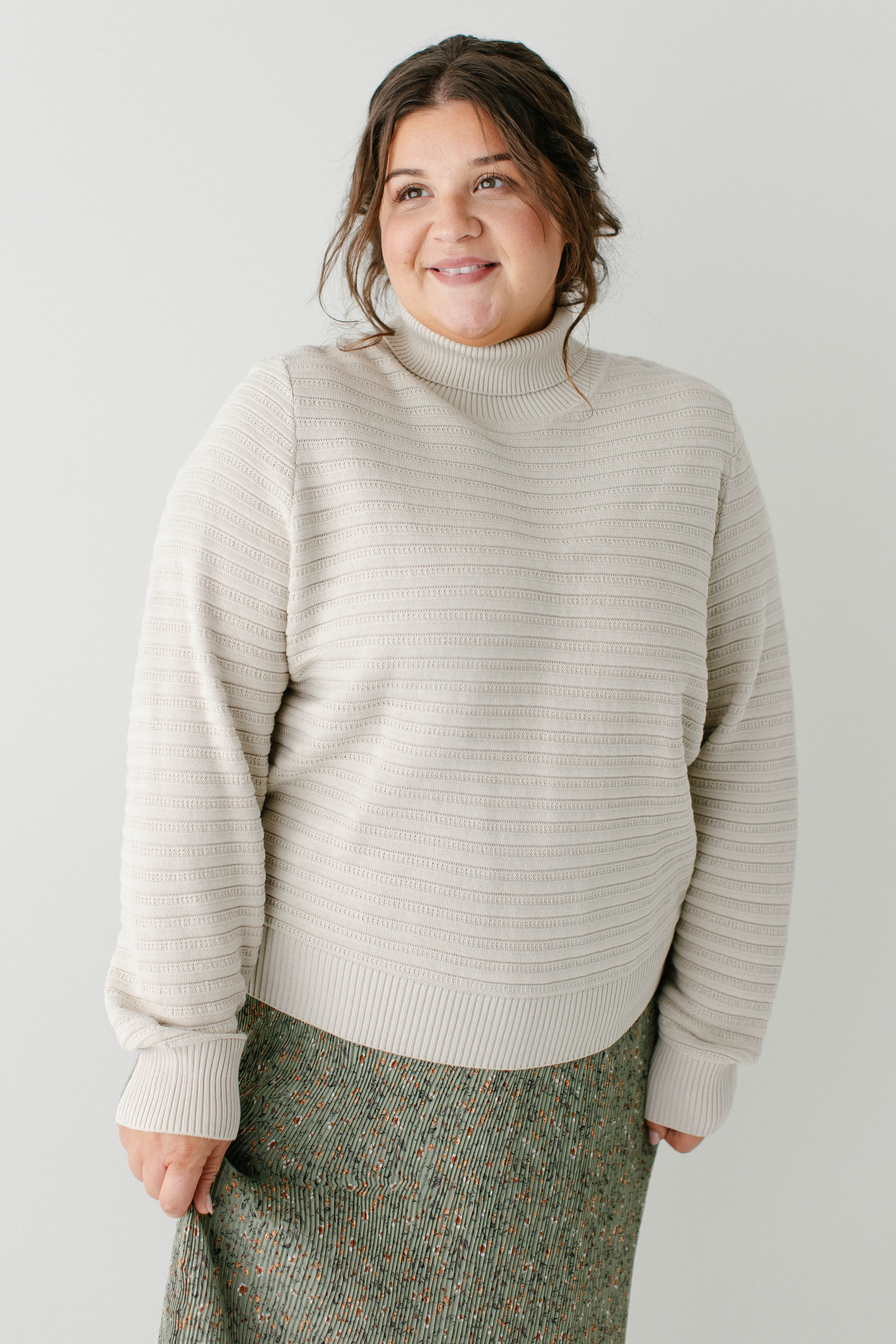 Lindsay Ribbed Turtleneck Sweater FINAL SALE - Image 7
