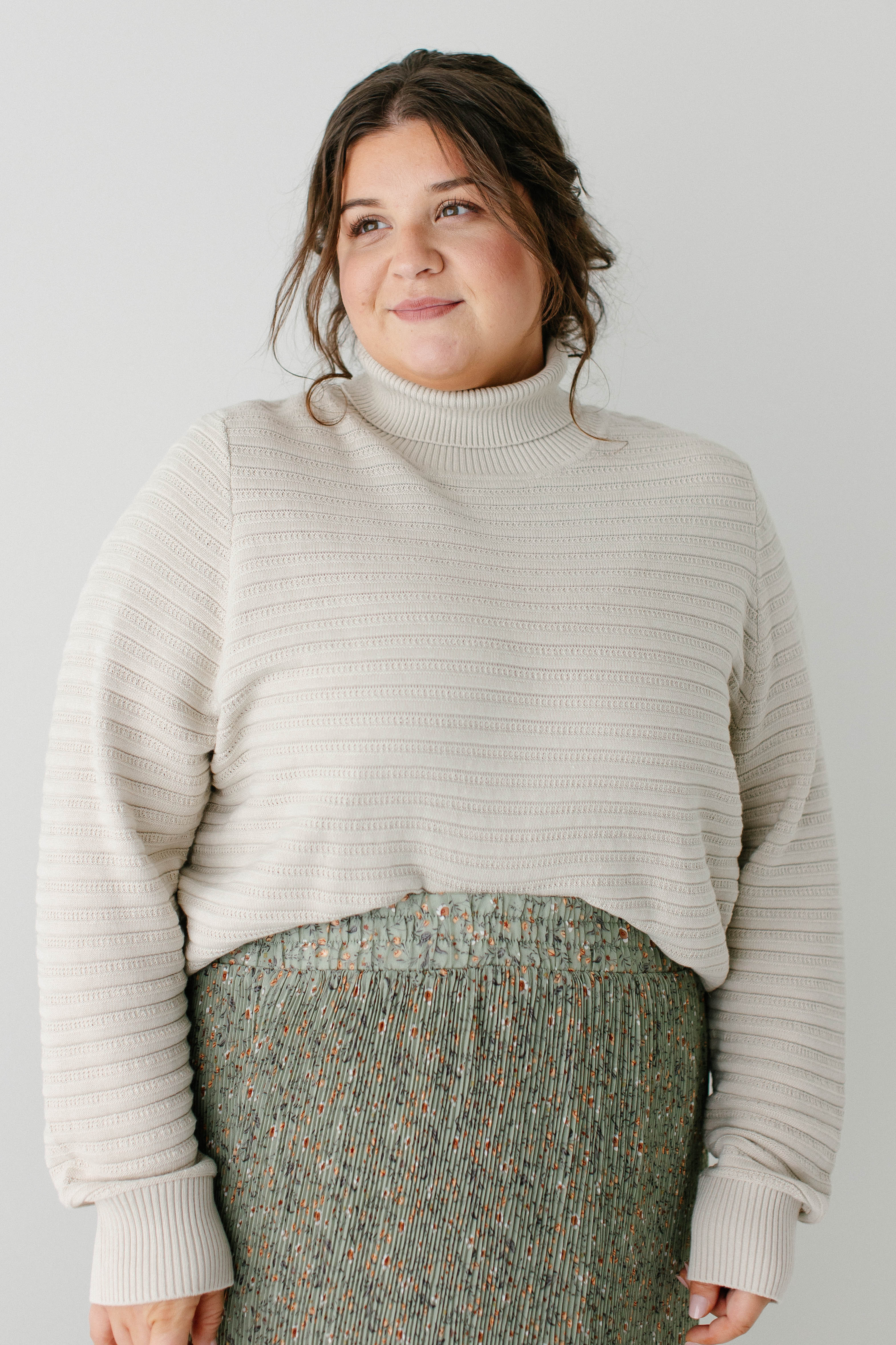 Lindsay Ribbed Turtleneck Sweater FINAL SALE - Image 9
