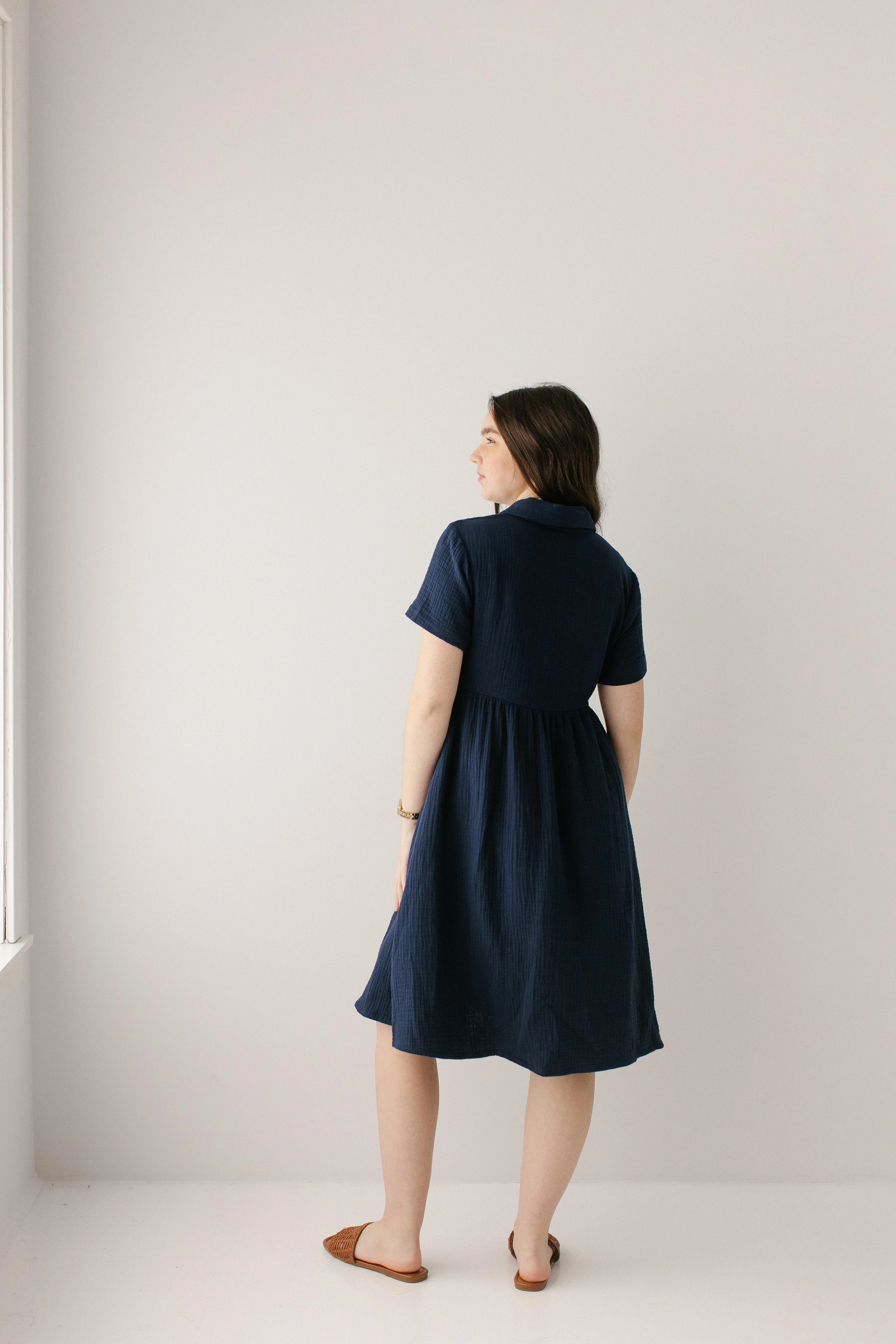 Lisa Cotton Gauze Shirtdress - Image 10