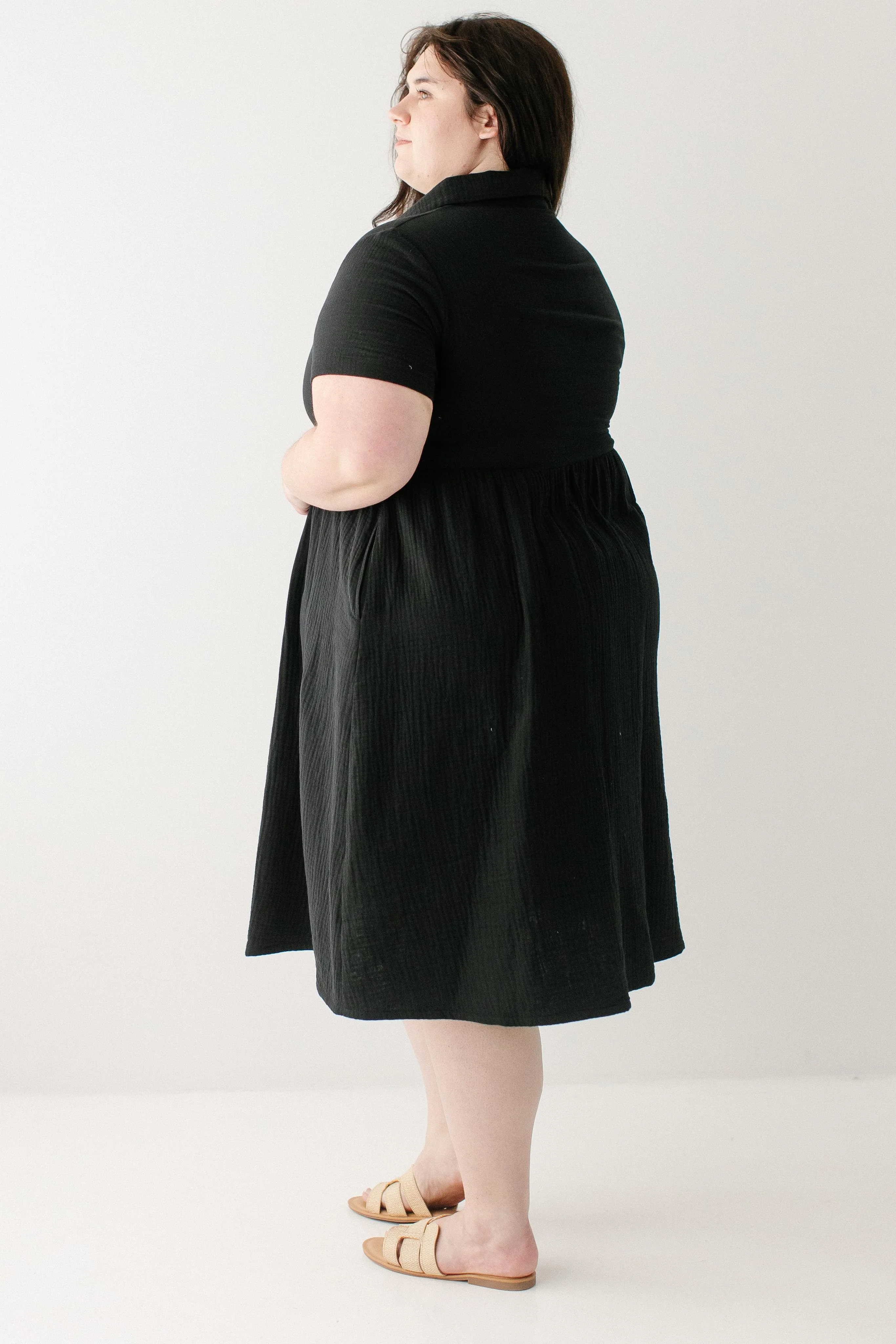 Lisa Cotton Gauze Shirtdress - Image 11