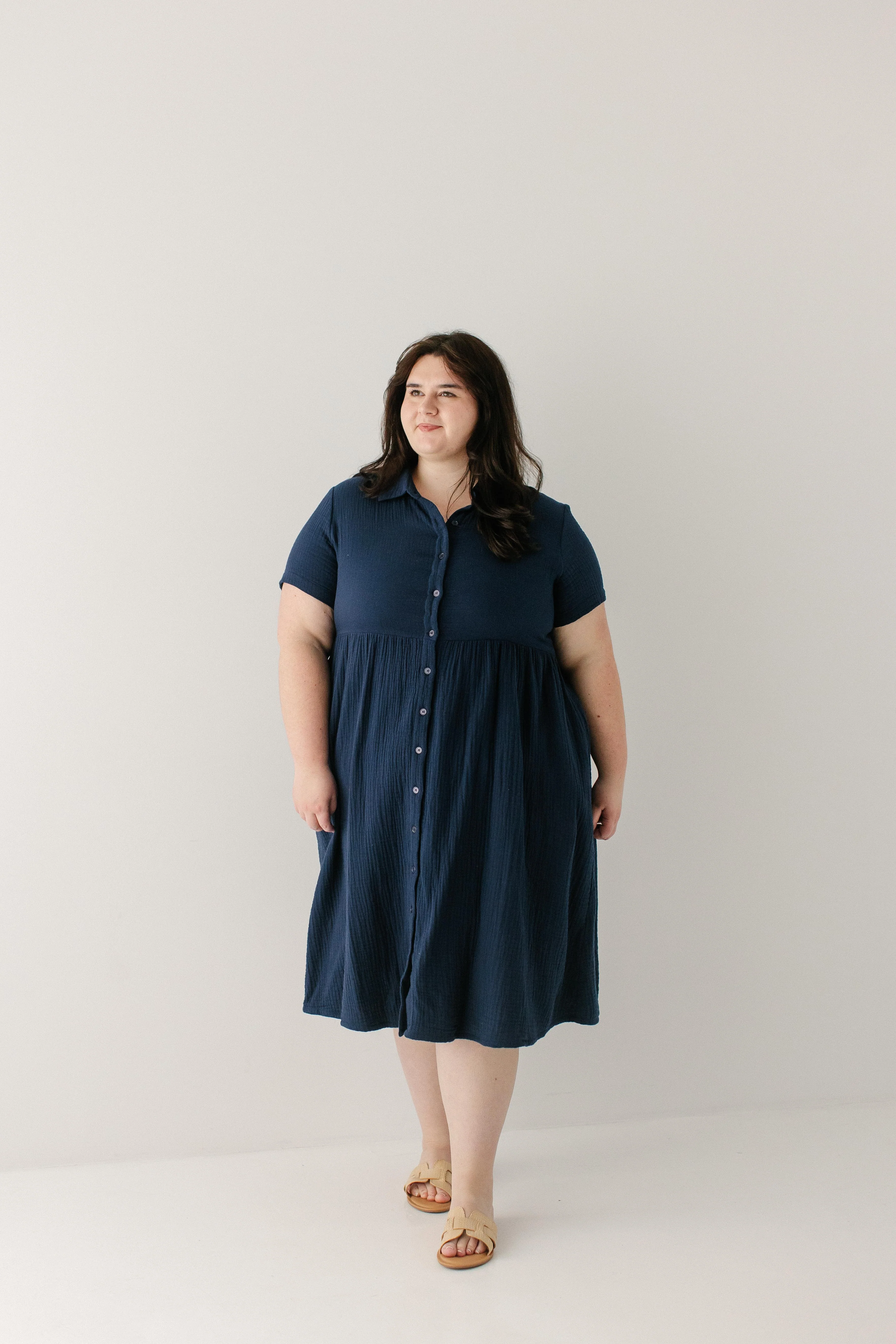 Lisa Cotton Gauze Shirtdress - Image 15