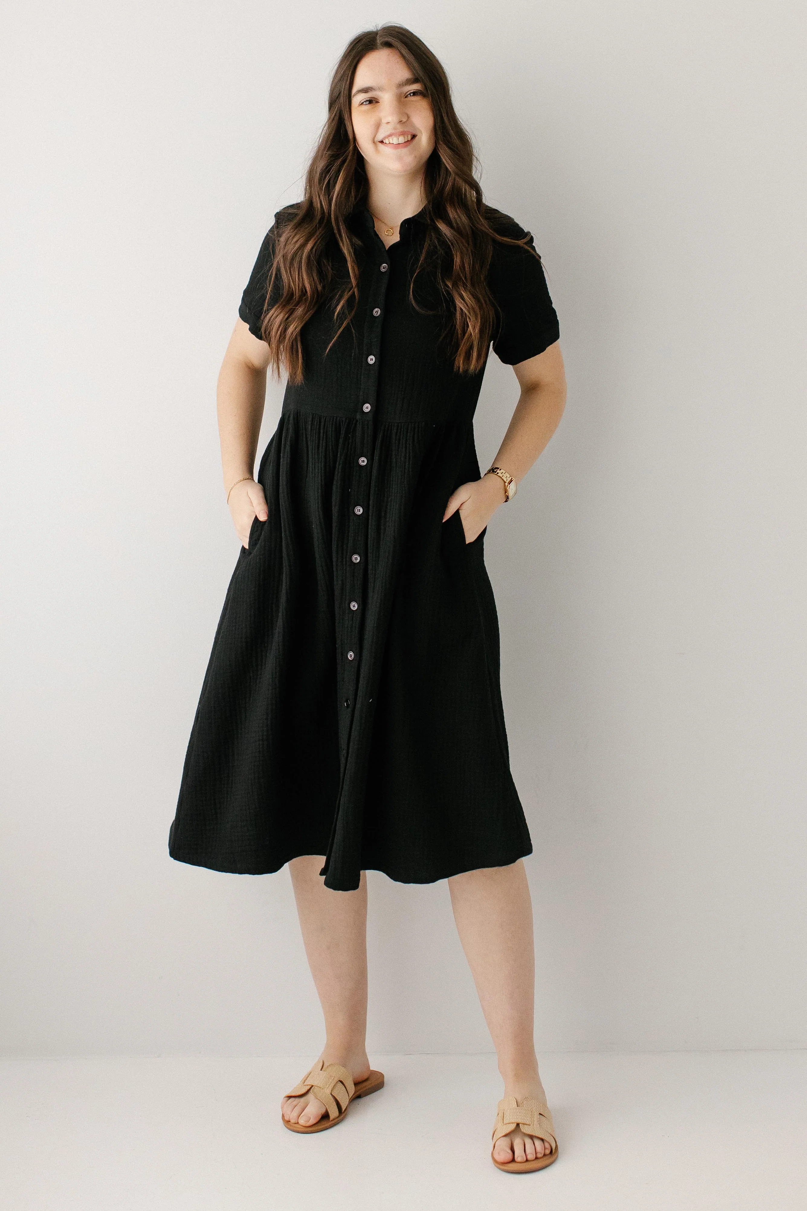 Lisa Cotton Gauze Shirtdress - Image 18