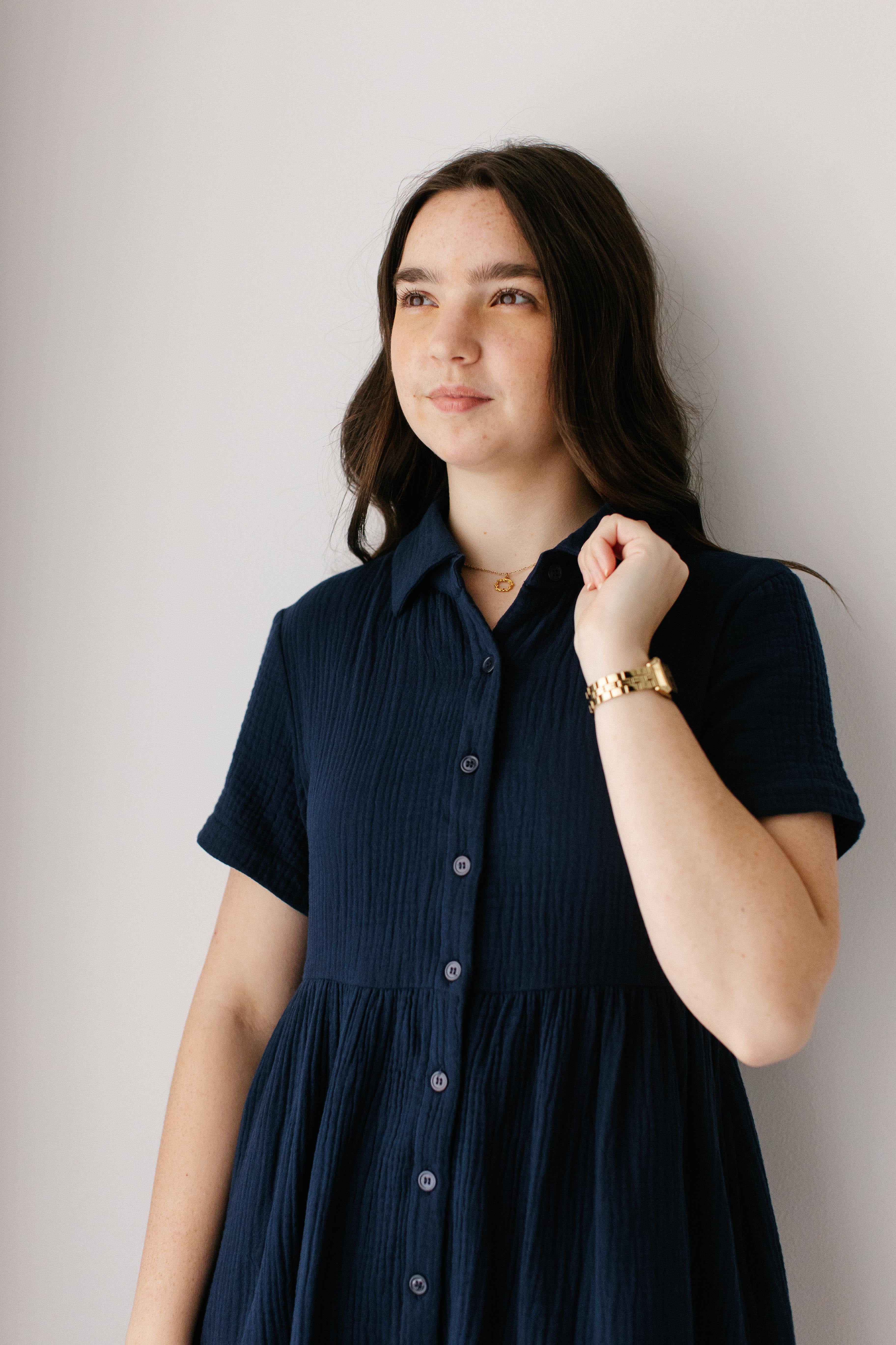 Lisa Cotton Gauze Shirtdress - Image 3