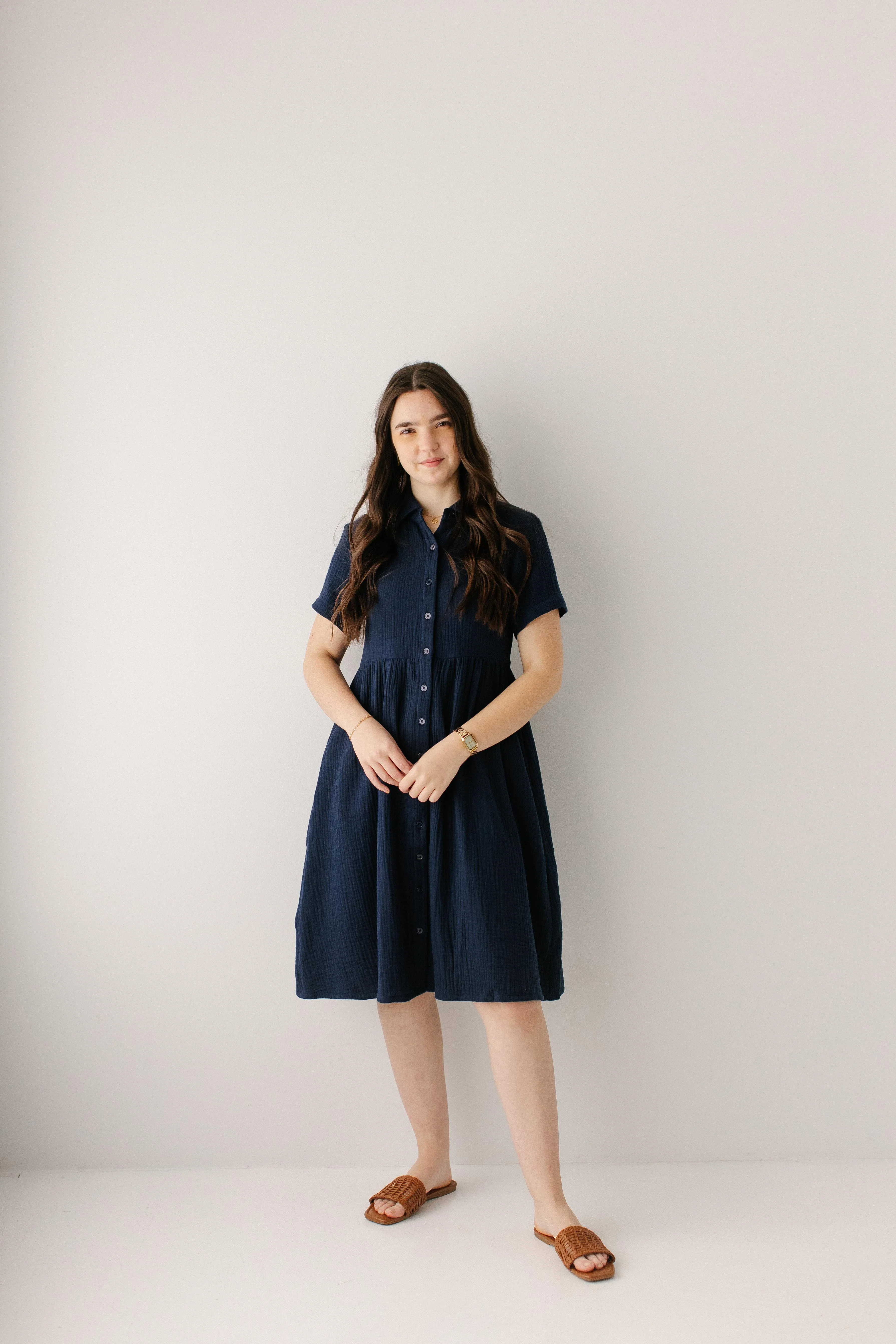 Lisa Cotton Gauze Shirtdress - Image 5