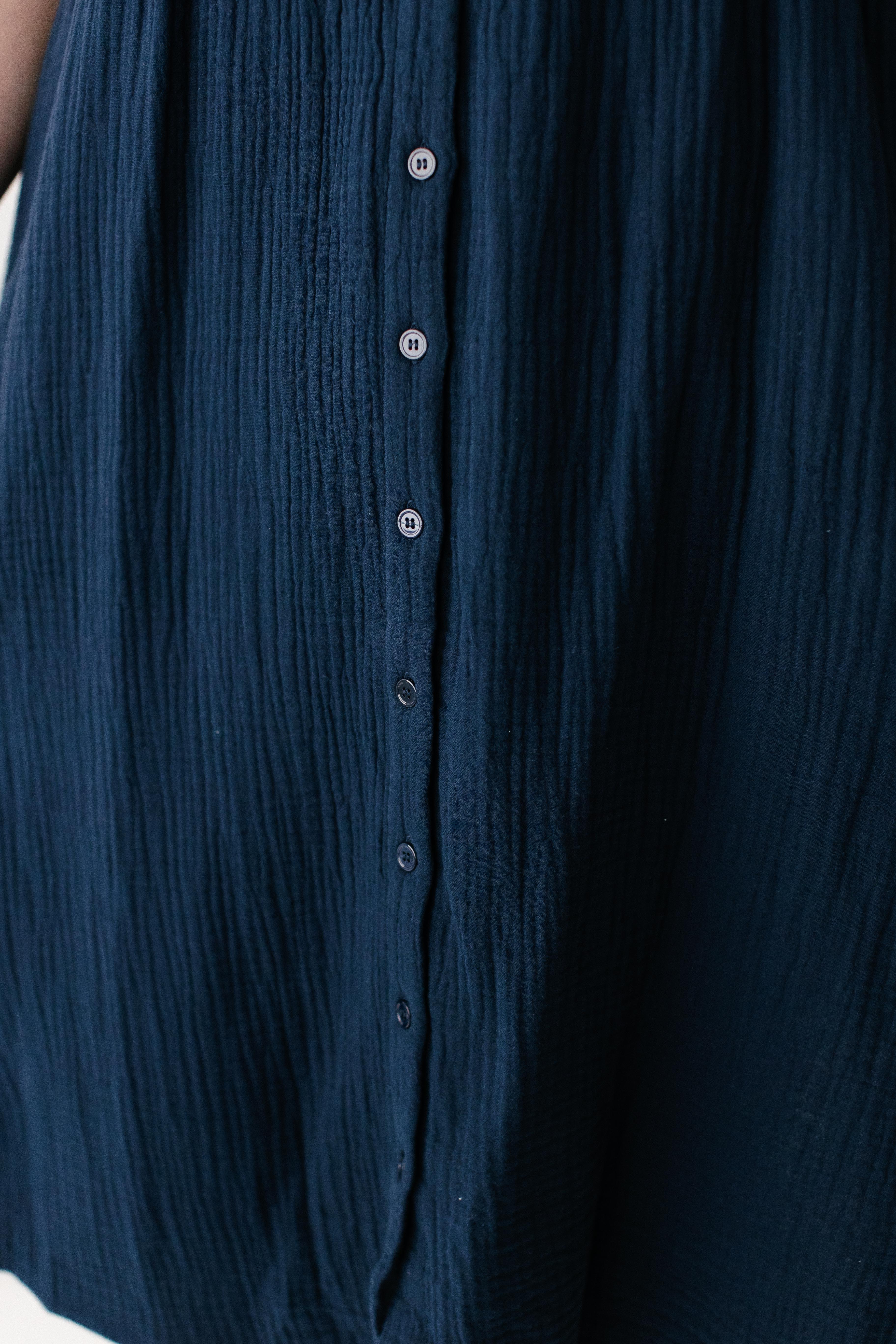 Lisa Cotton Gauze Shirtdress - Image 7