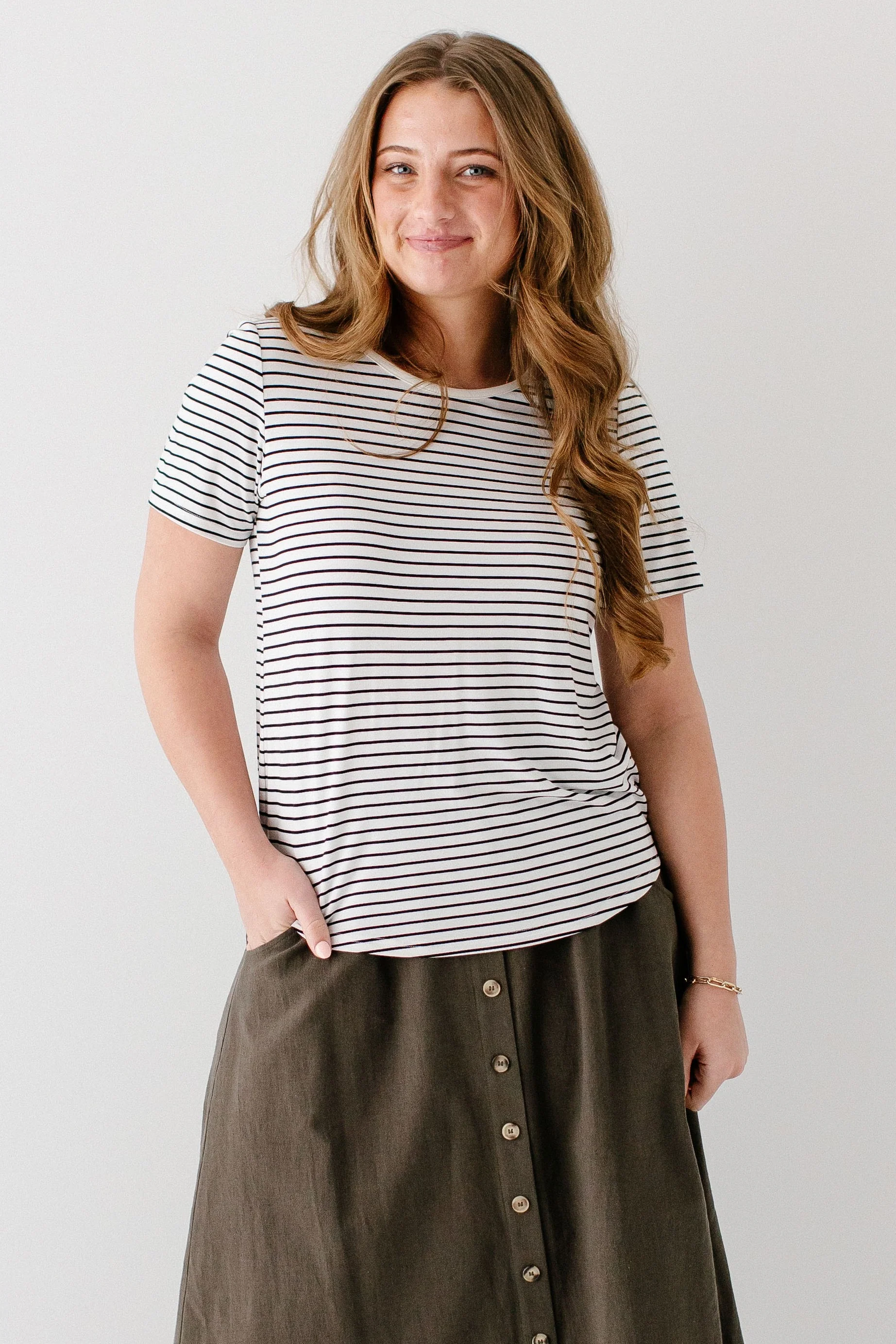 Lynne Classic Striped Tee