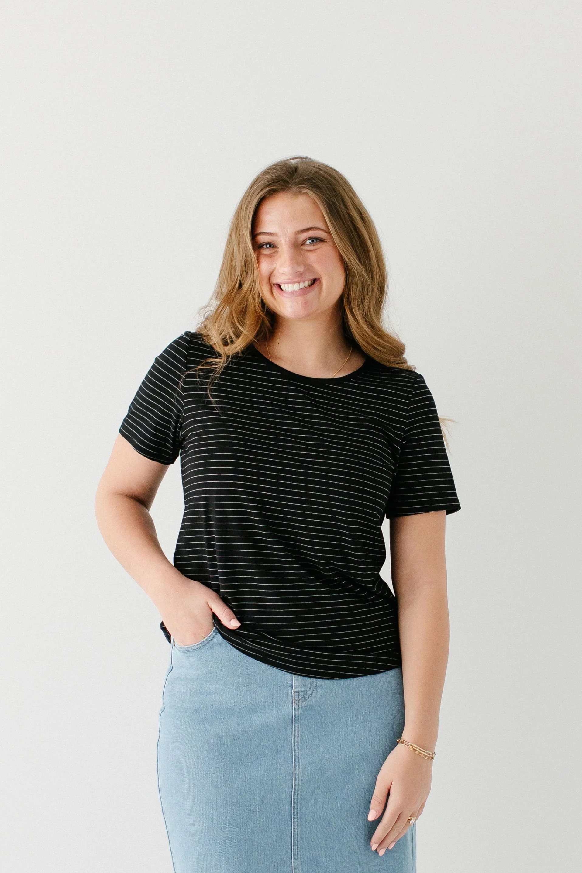 Lynne Classic Striped Tee - Image 3