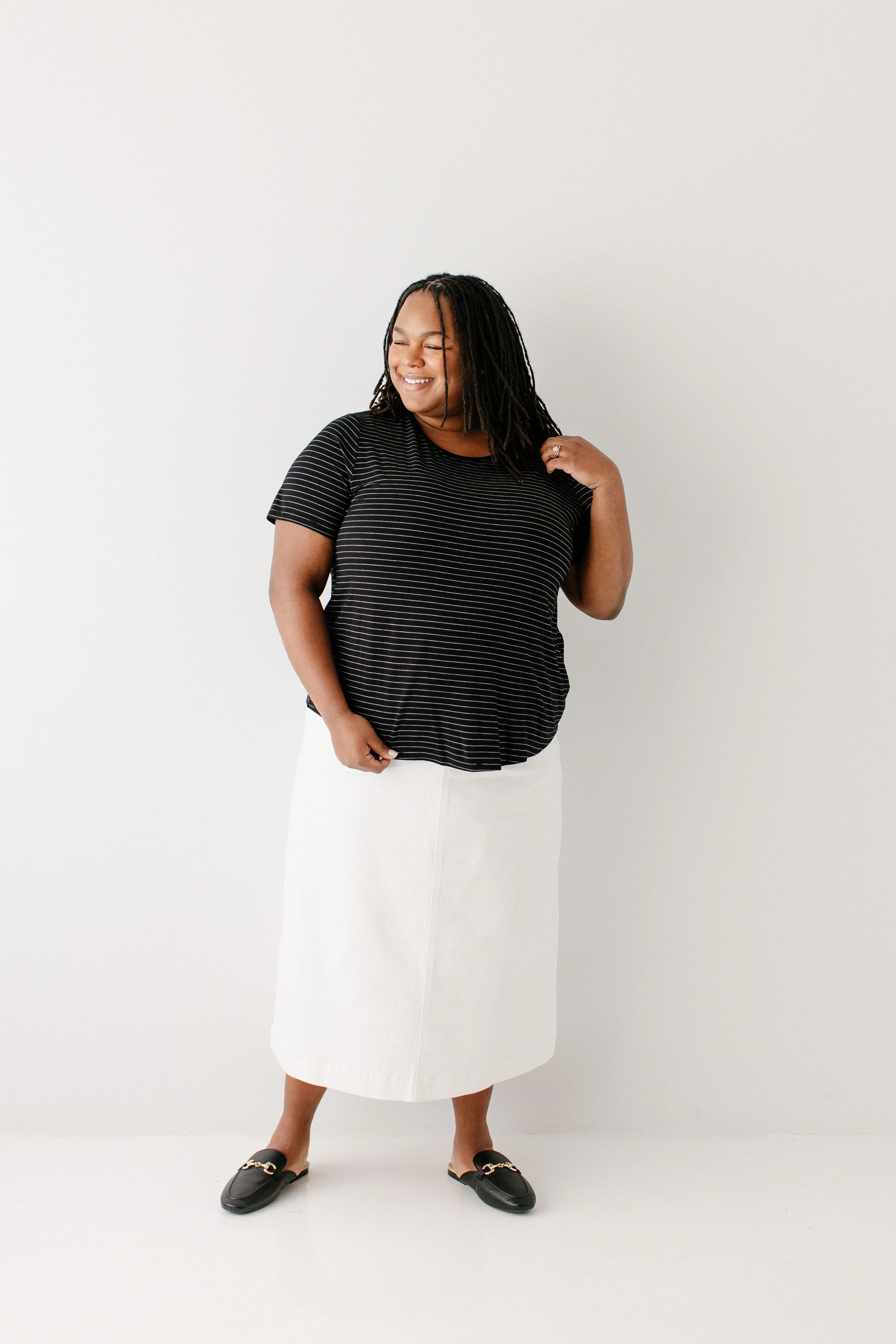 Lynne Classic Striped Tee - Image 4