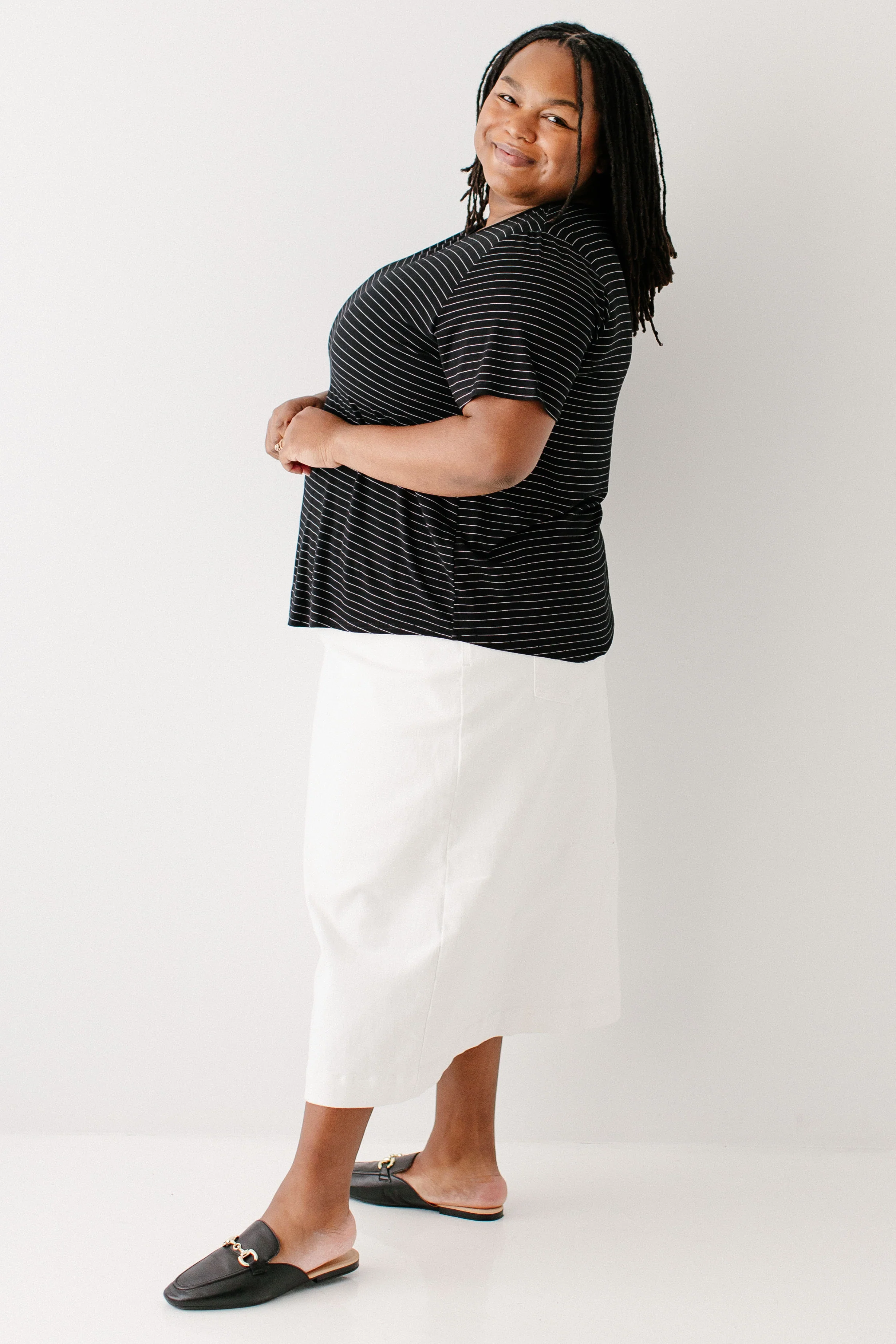 Lynne Classic Striped Tee - Image 8