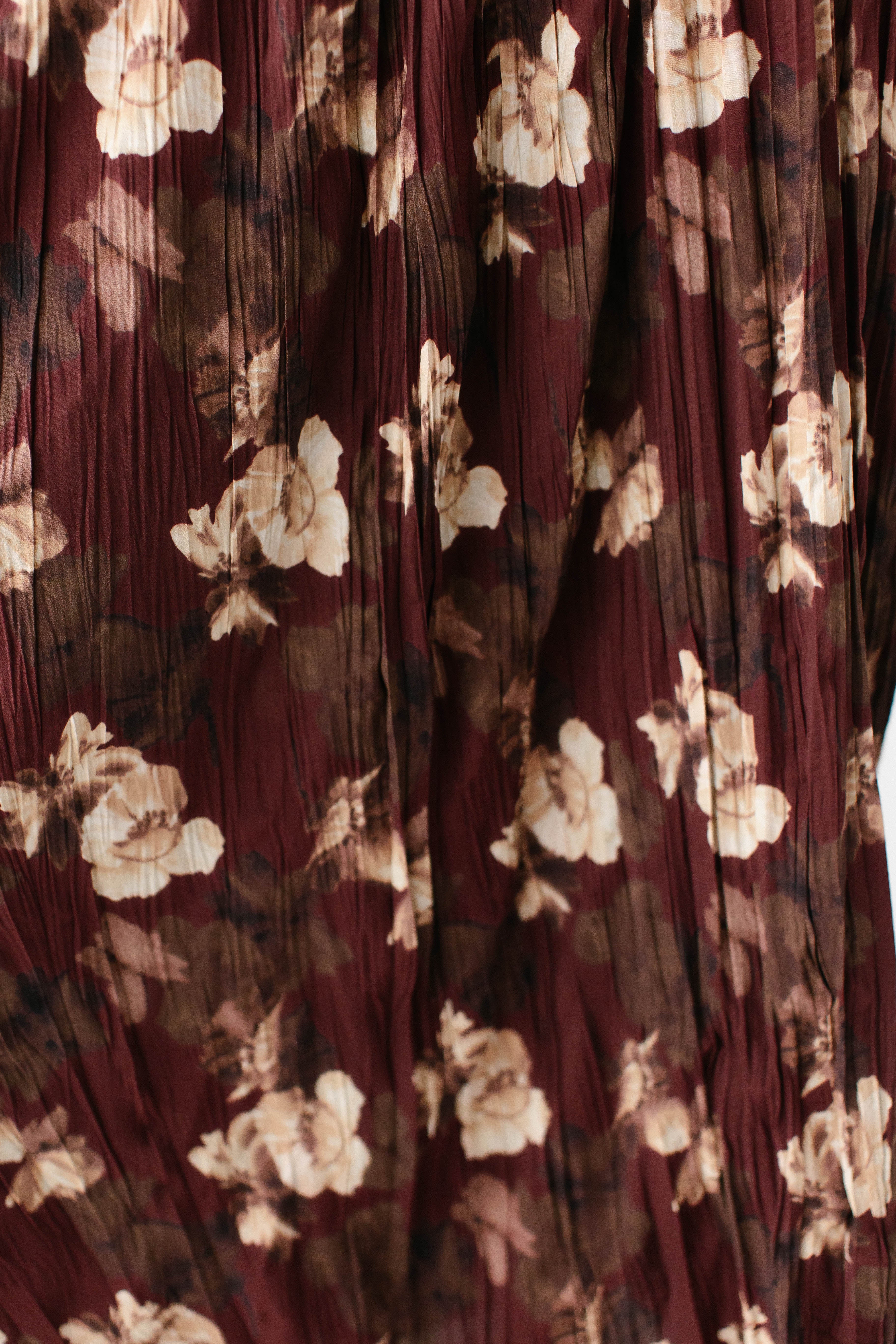 'Magnolia' Floral Pleated Midi Skirt FINAL SALE - Image 4