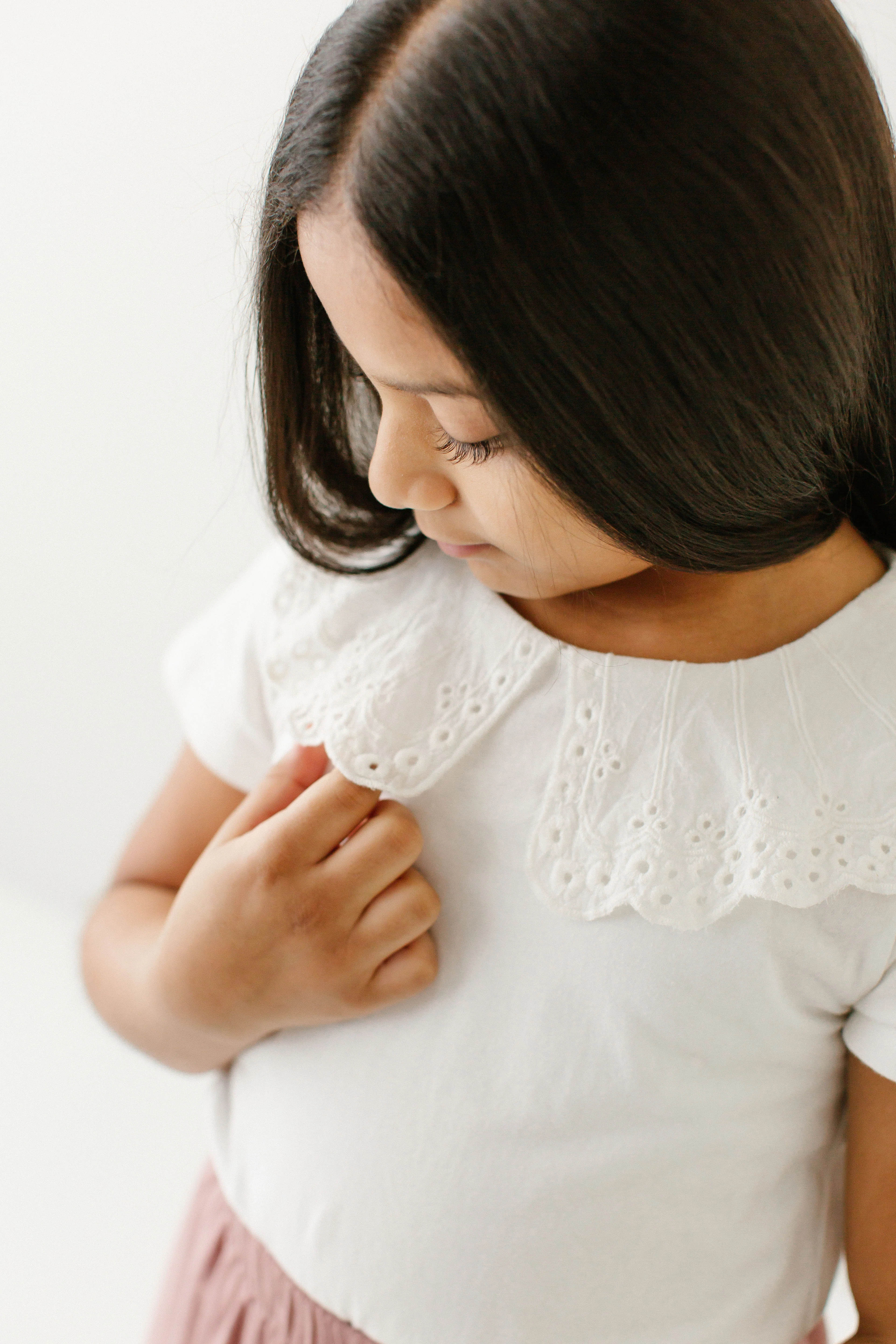 'Mallory' Girl Eyelet Collared Top FINAL SALE - Image 5