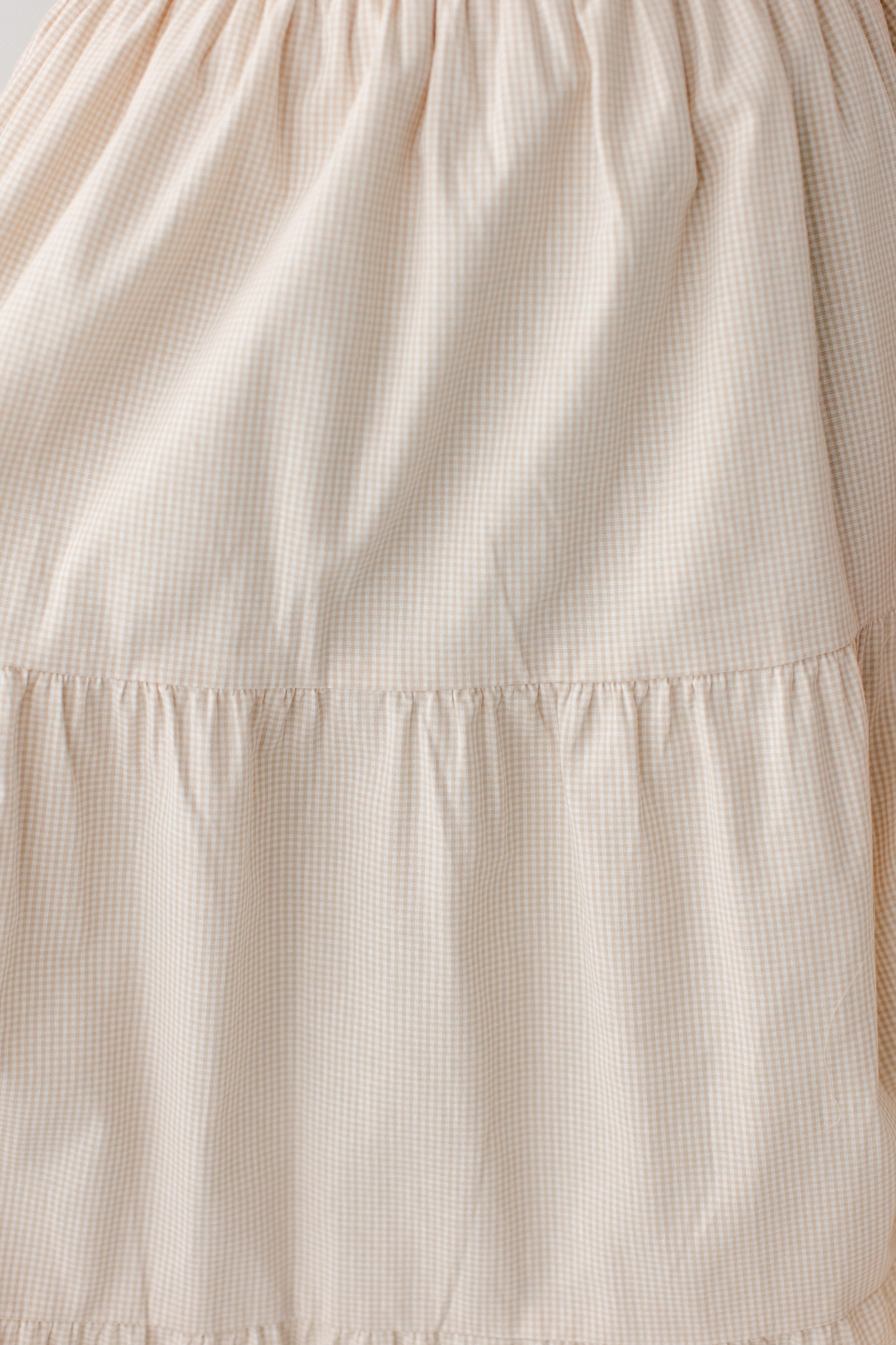 Marina Tiered Gingham Midi Dress - Image 7