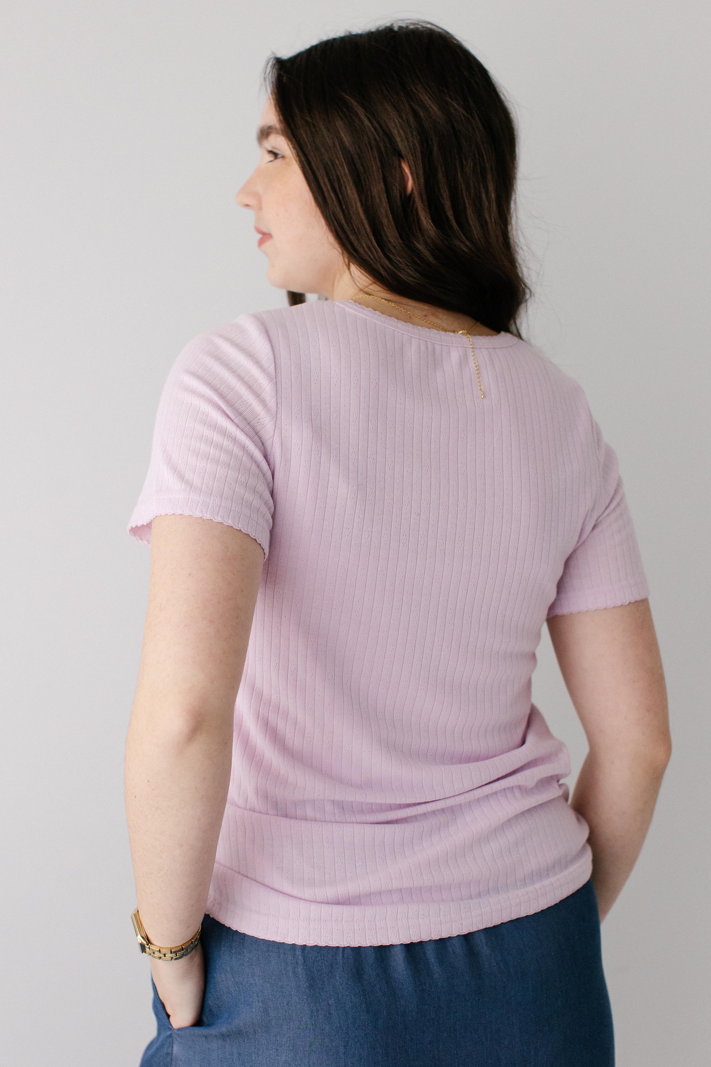 Mia Pointelle Knit Top - Image 14