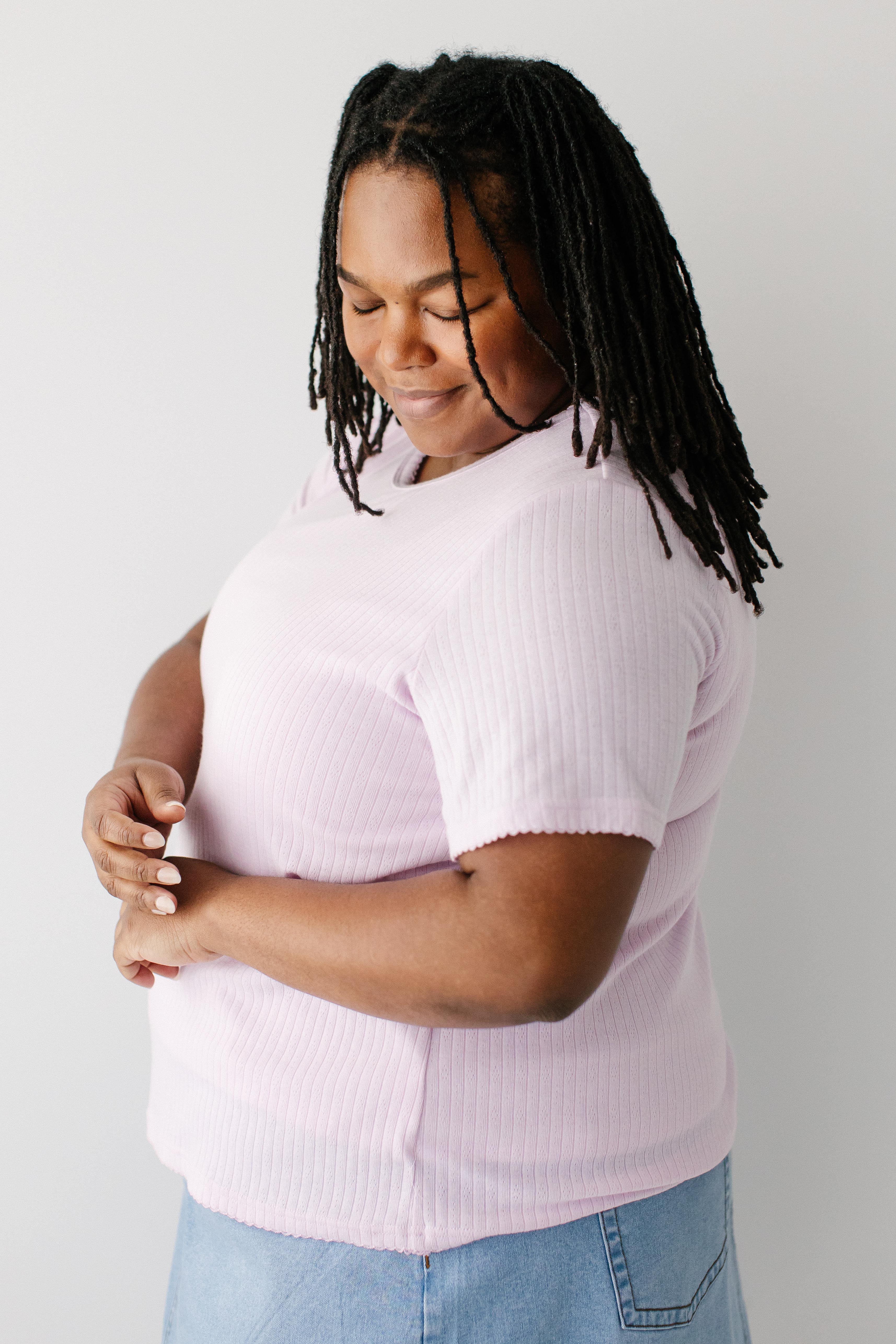 Mia Pointelle Knit Top - Image 16