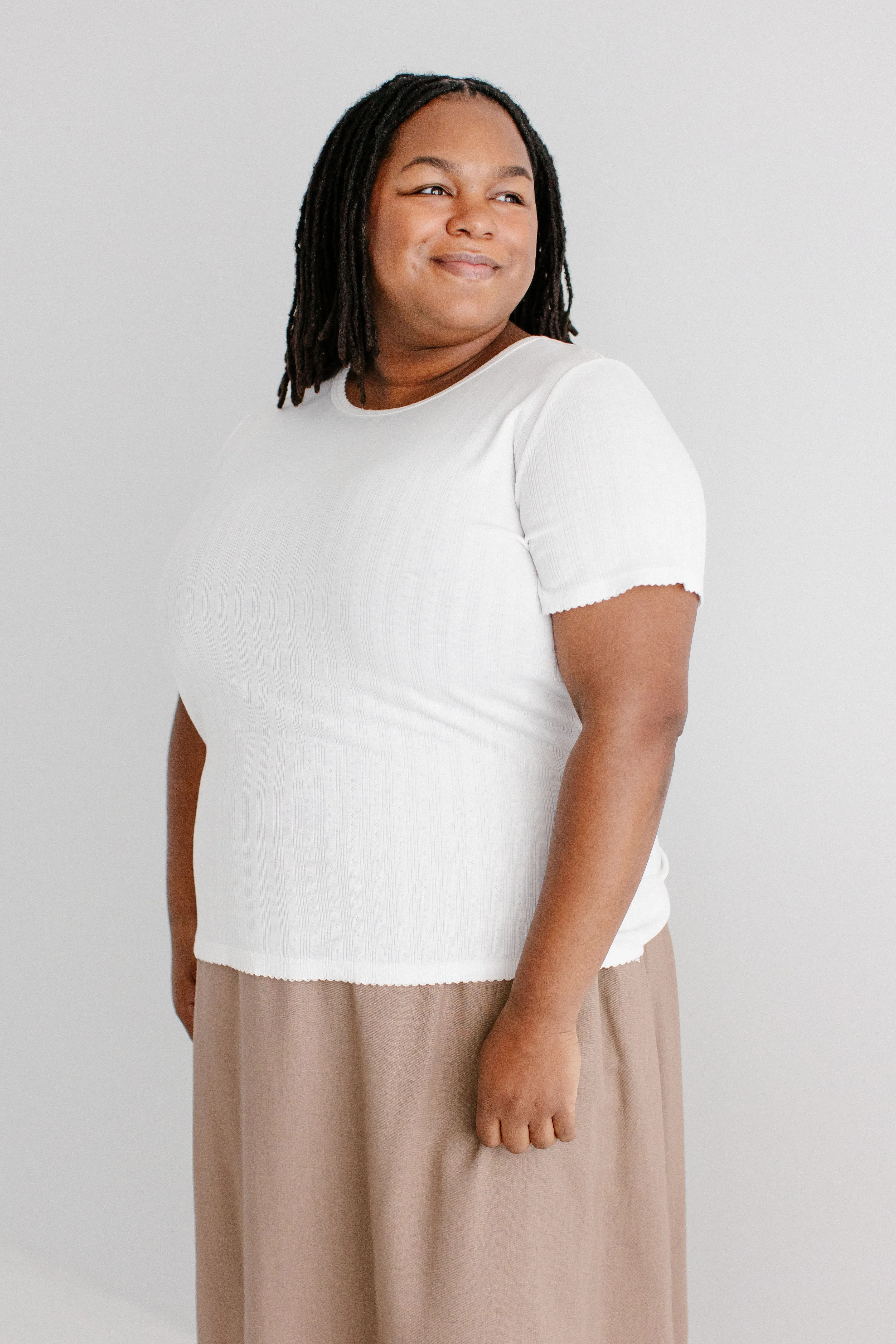 Mia Pointelle Knit Top - Image 19