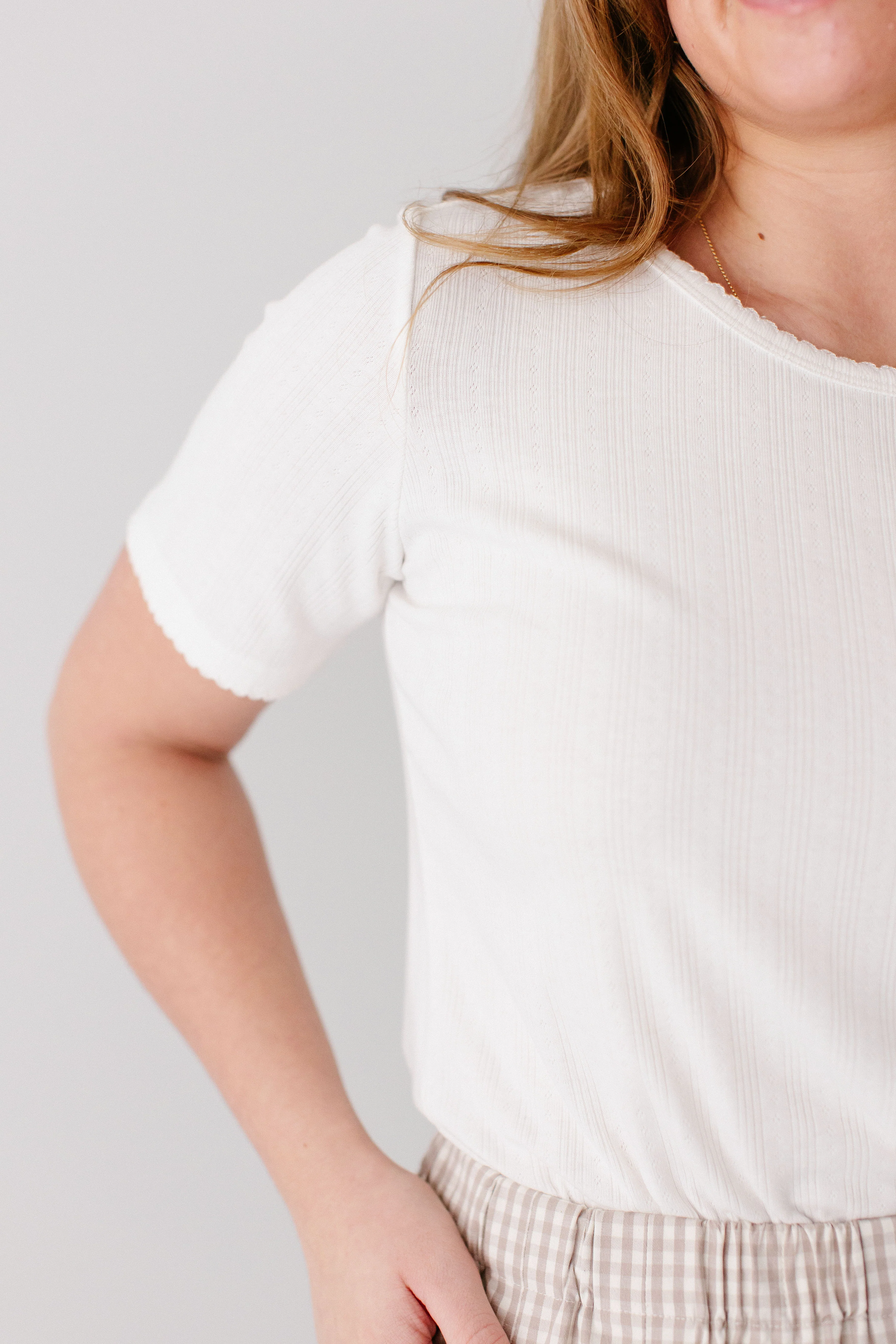 Mia Pointelle Knit Top - Image 22