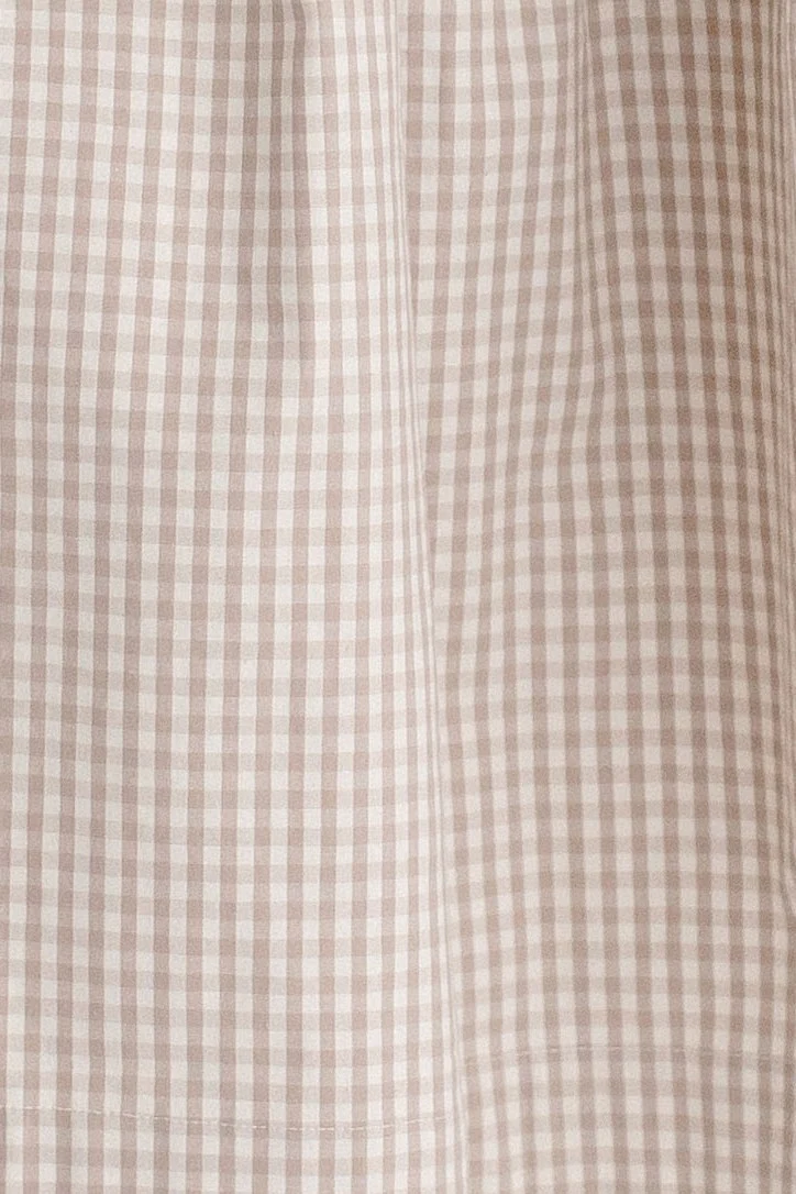 'Missie' A-Line Gingham Midi Skirt - Image 6
