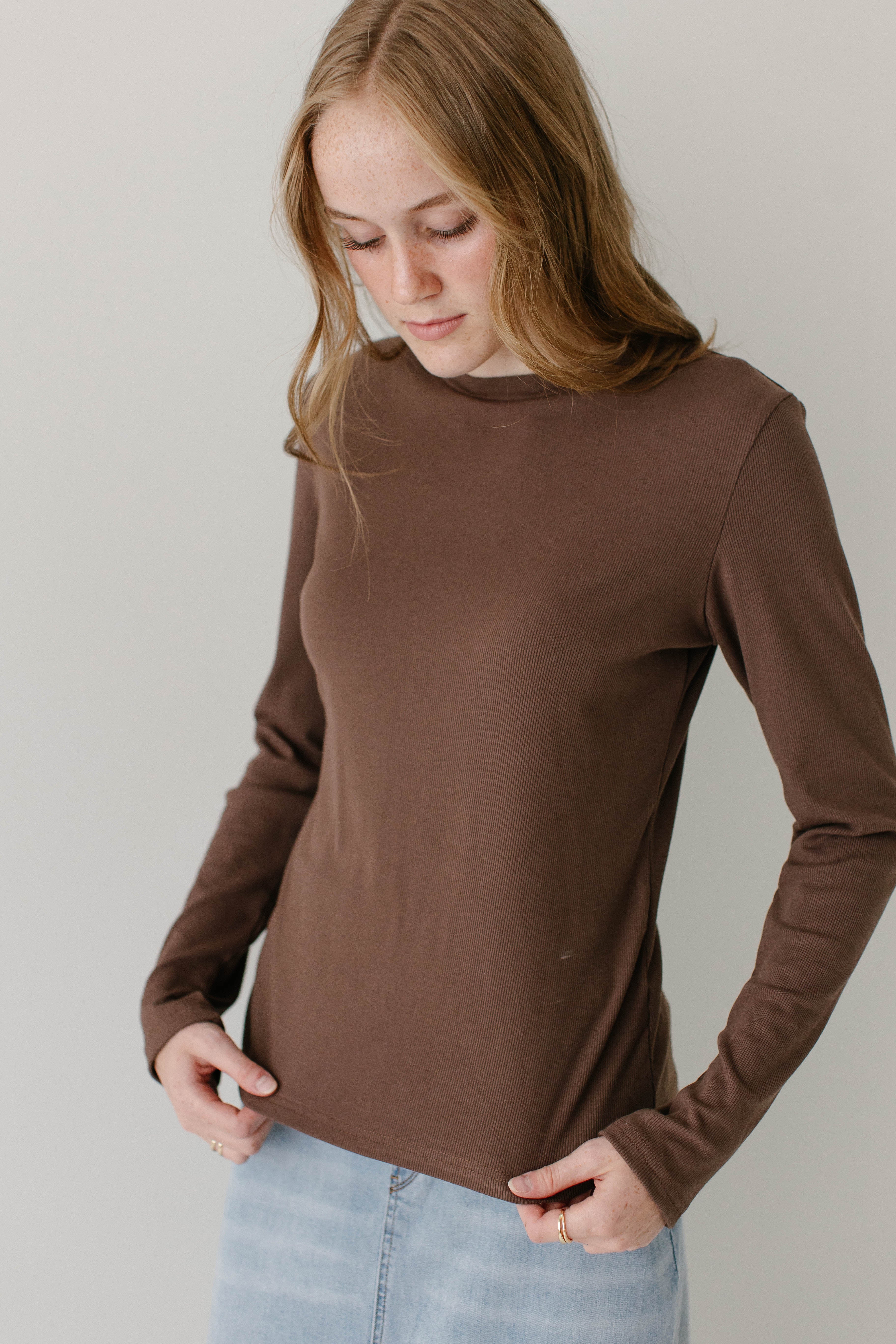 'Moab' High Neck Ribbed Top FINAL SALE - Image 4
