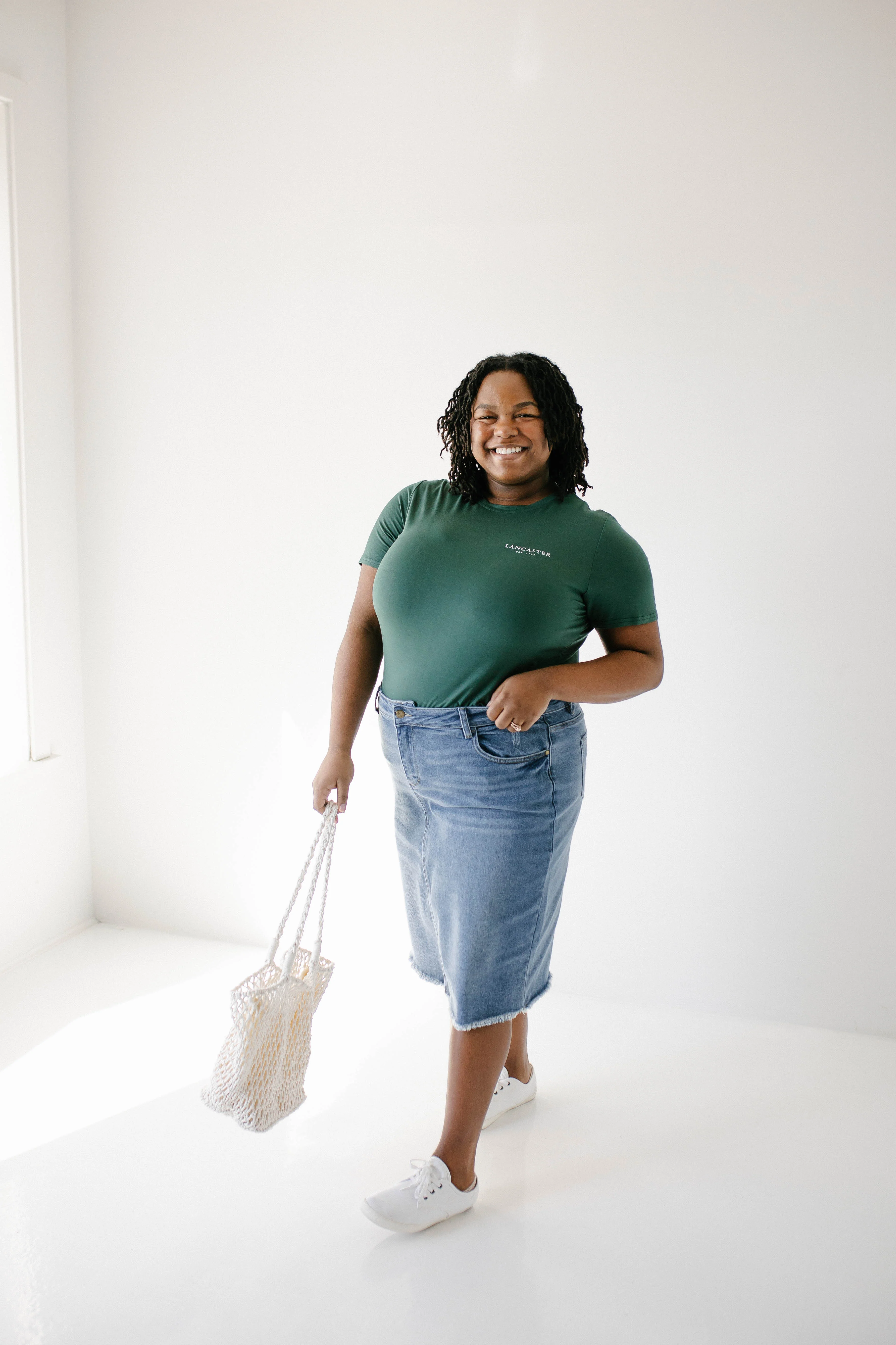 Nala Distressed Denim Skirt - Image 18