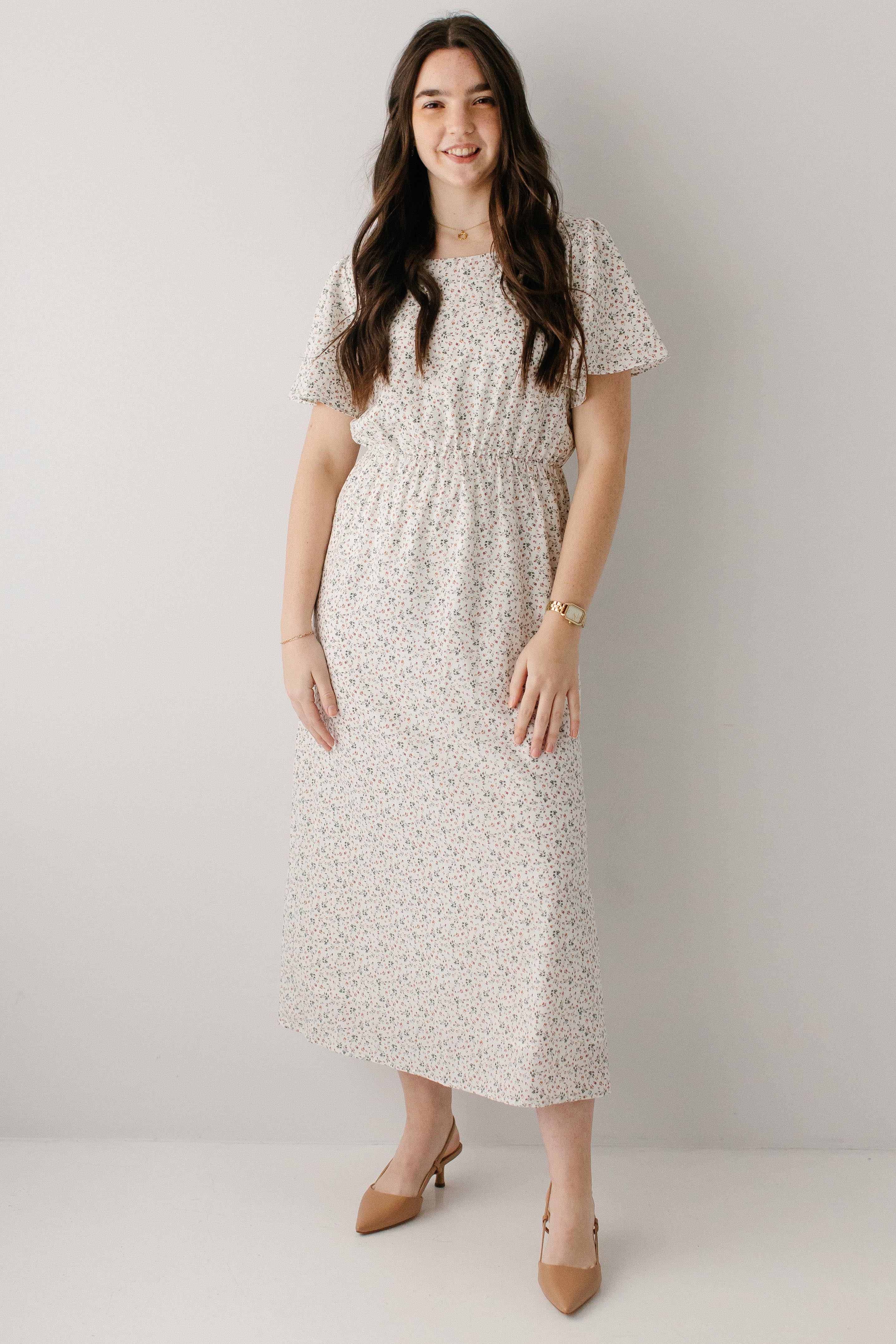Naomi Ditsy Floral Midi Dress