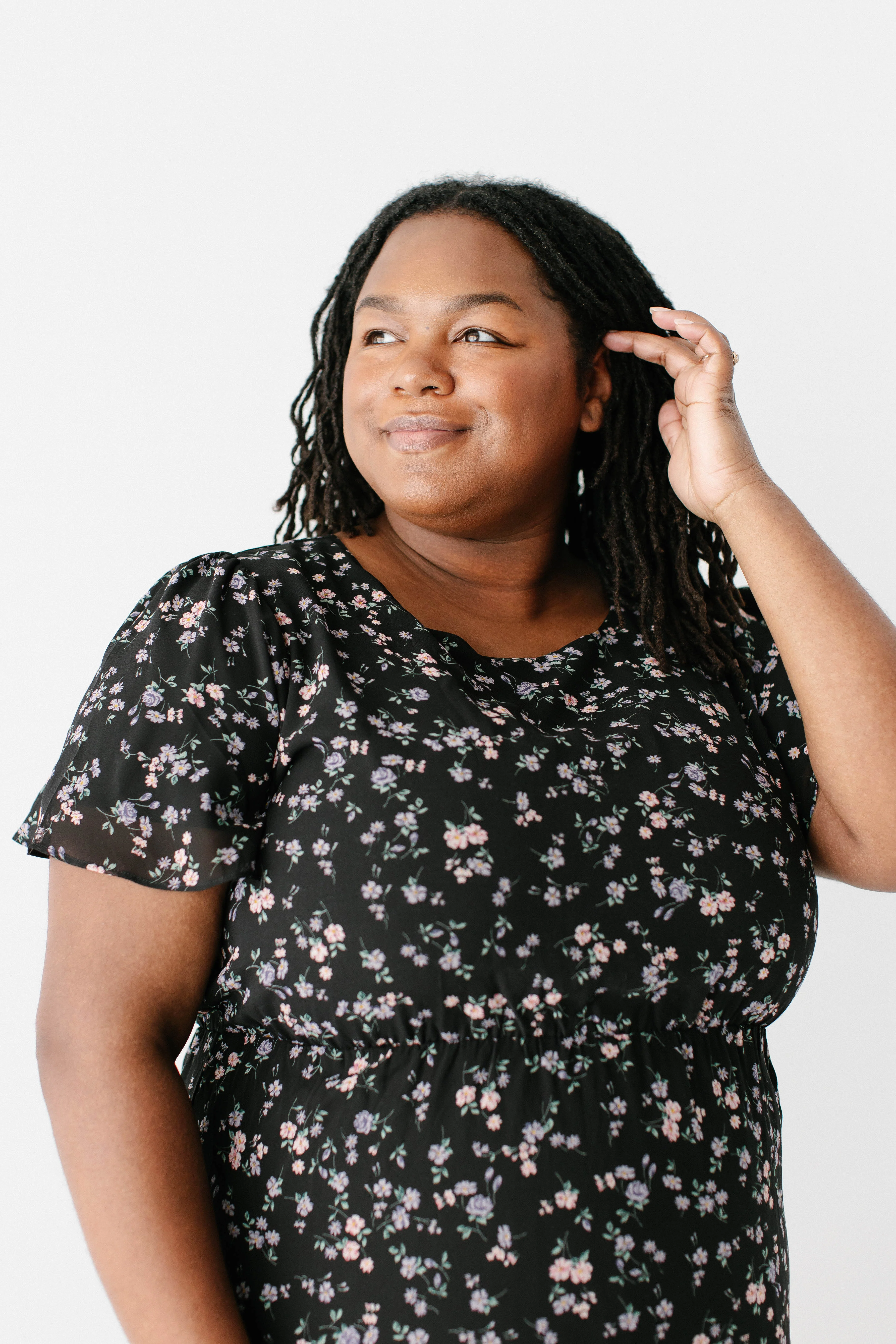 Naomi Floral Midi Dress FINAL SALE - Image 4