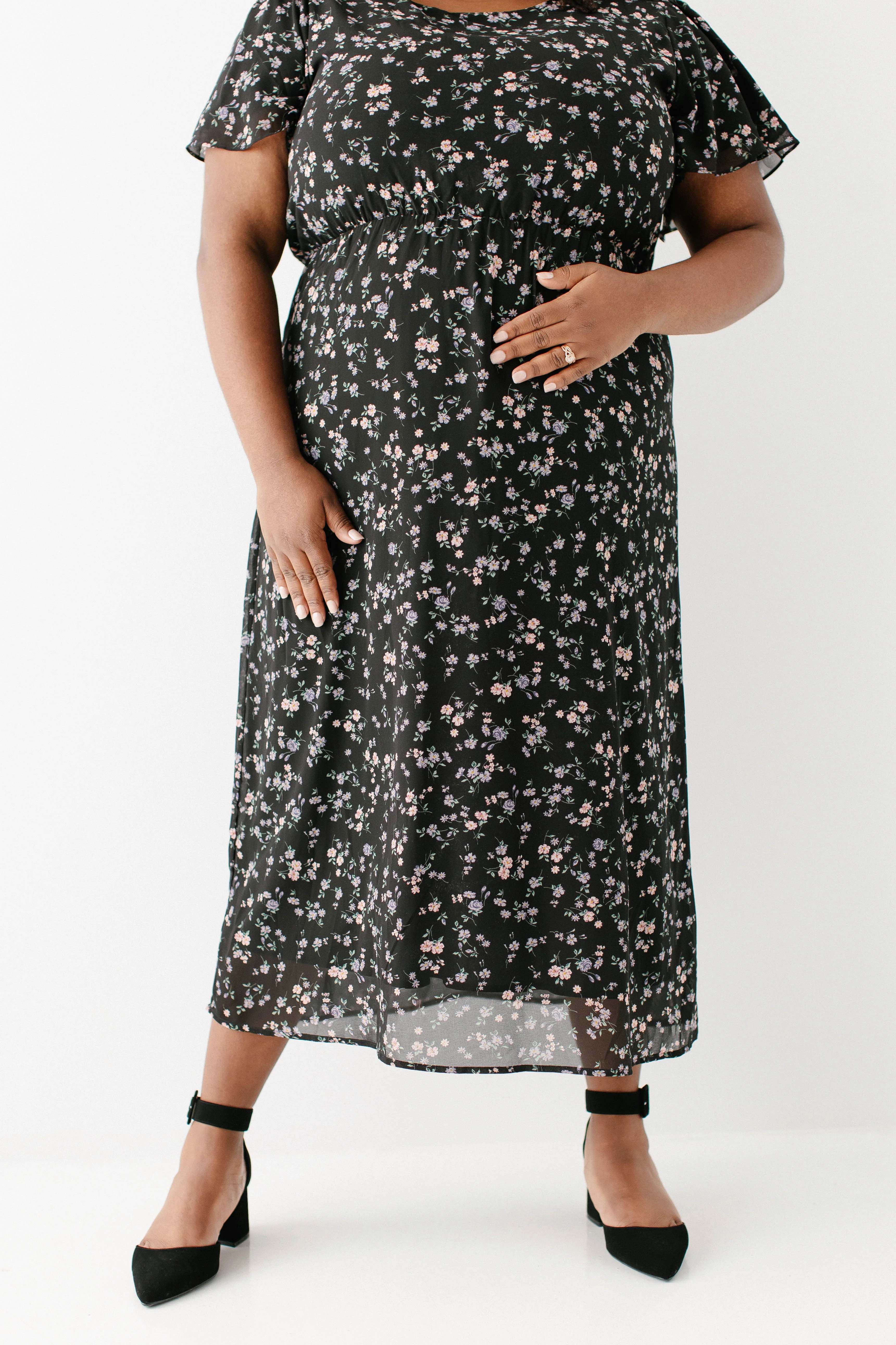 Naomi Floral Midi Dress FINAL SALE - Image 5
