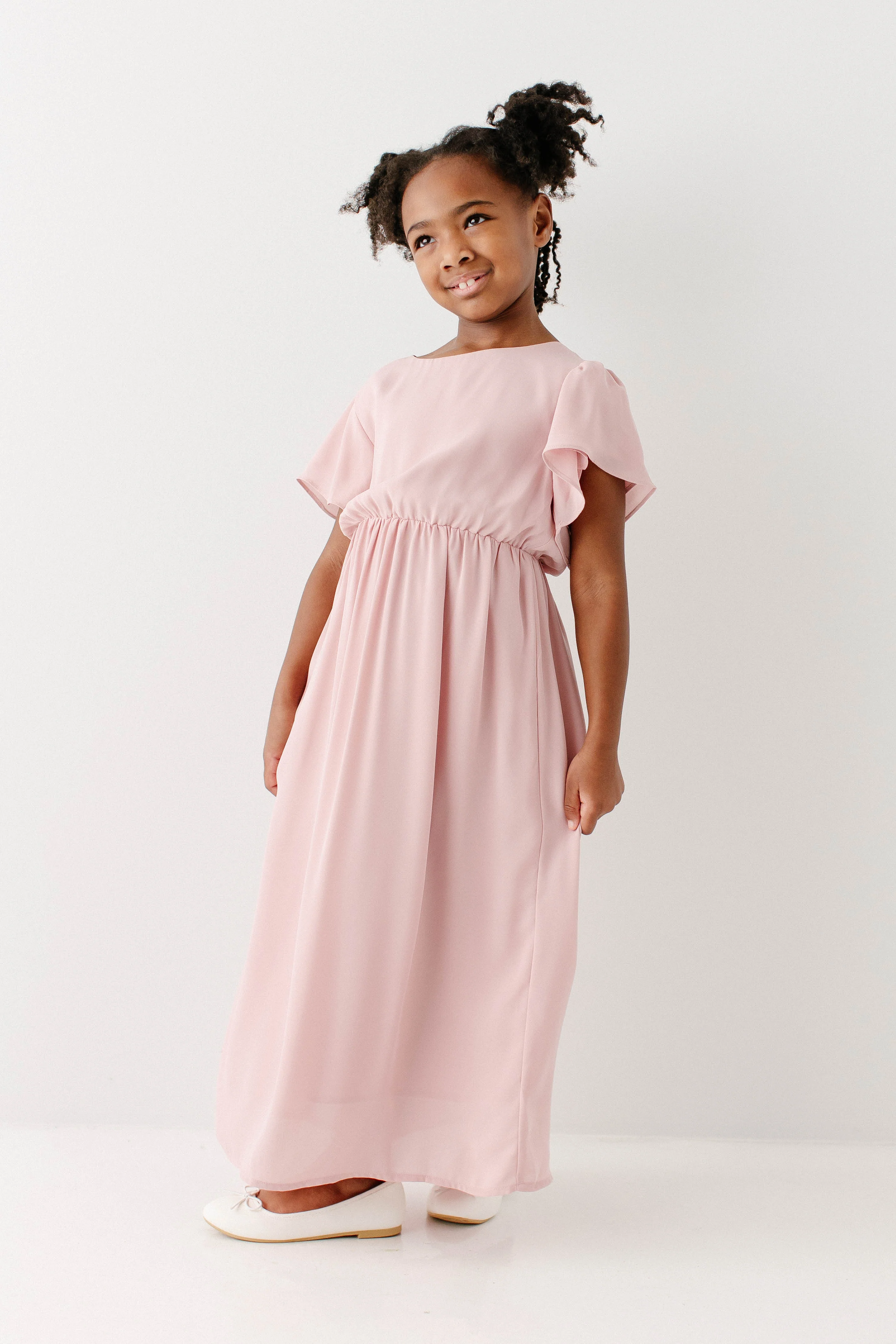 Naomi Girl Chiffon Maxi Dress FINAL SALE - Image 4