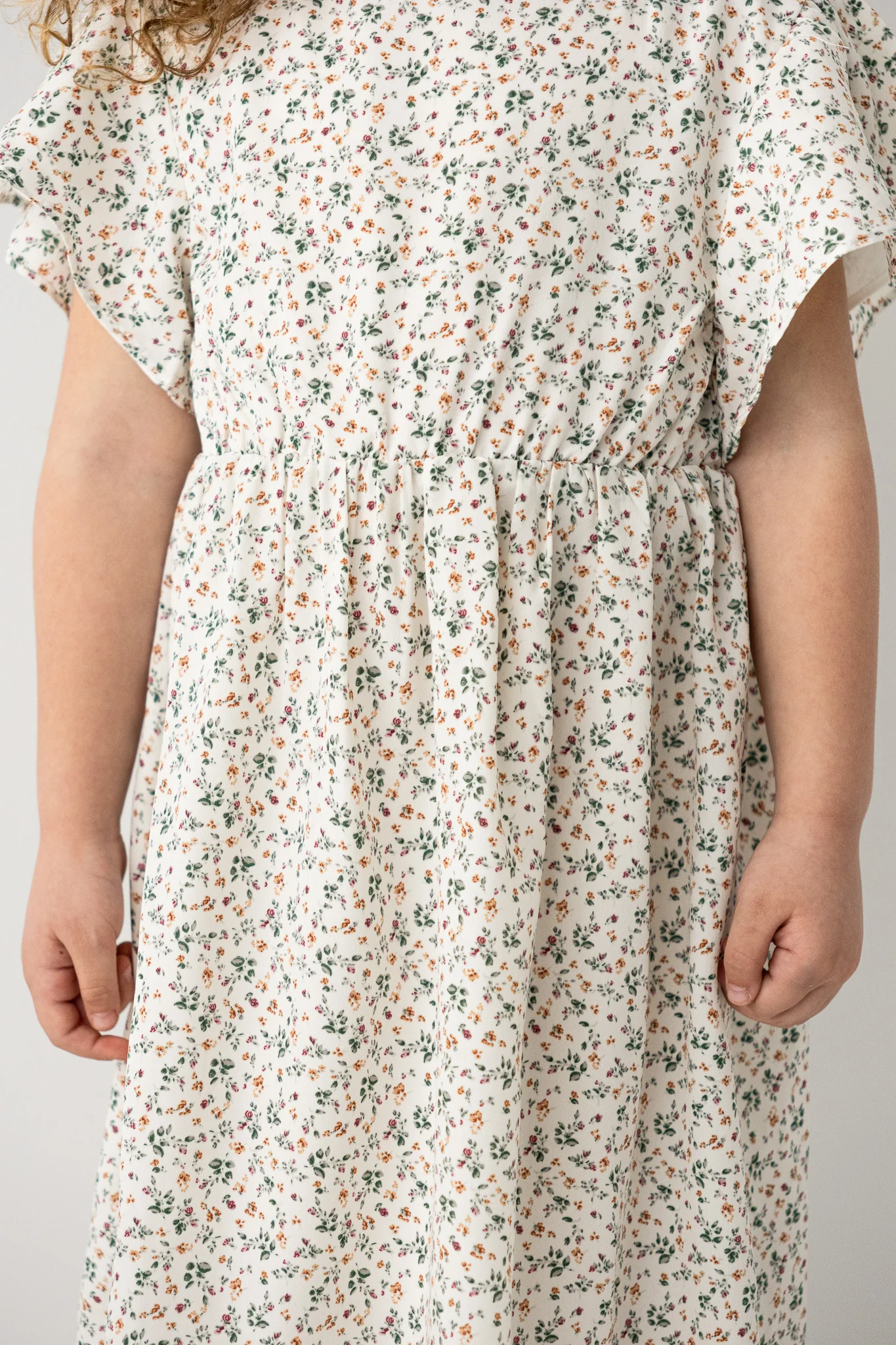 Naomi Girl Ditsy Floral Dress - Image 5