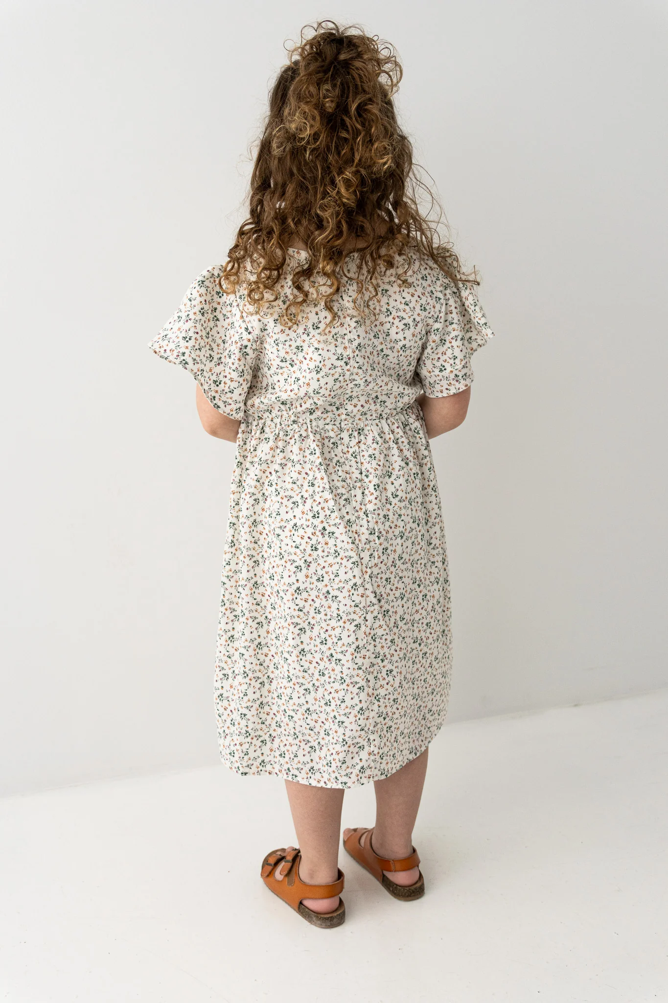 Naomi Girl Ditsy Floral Dress - Image 7