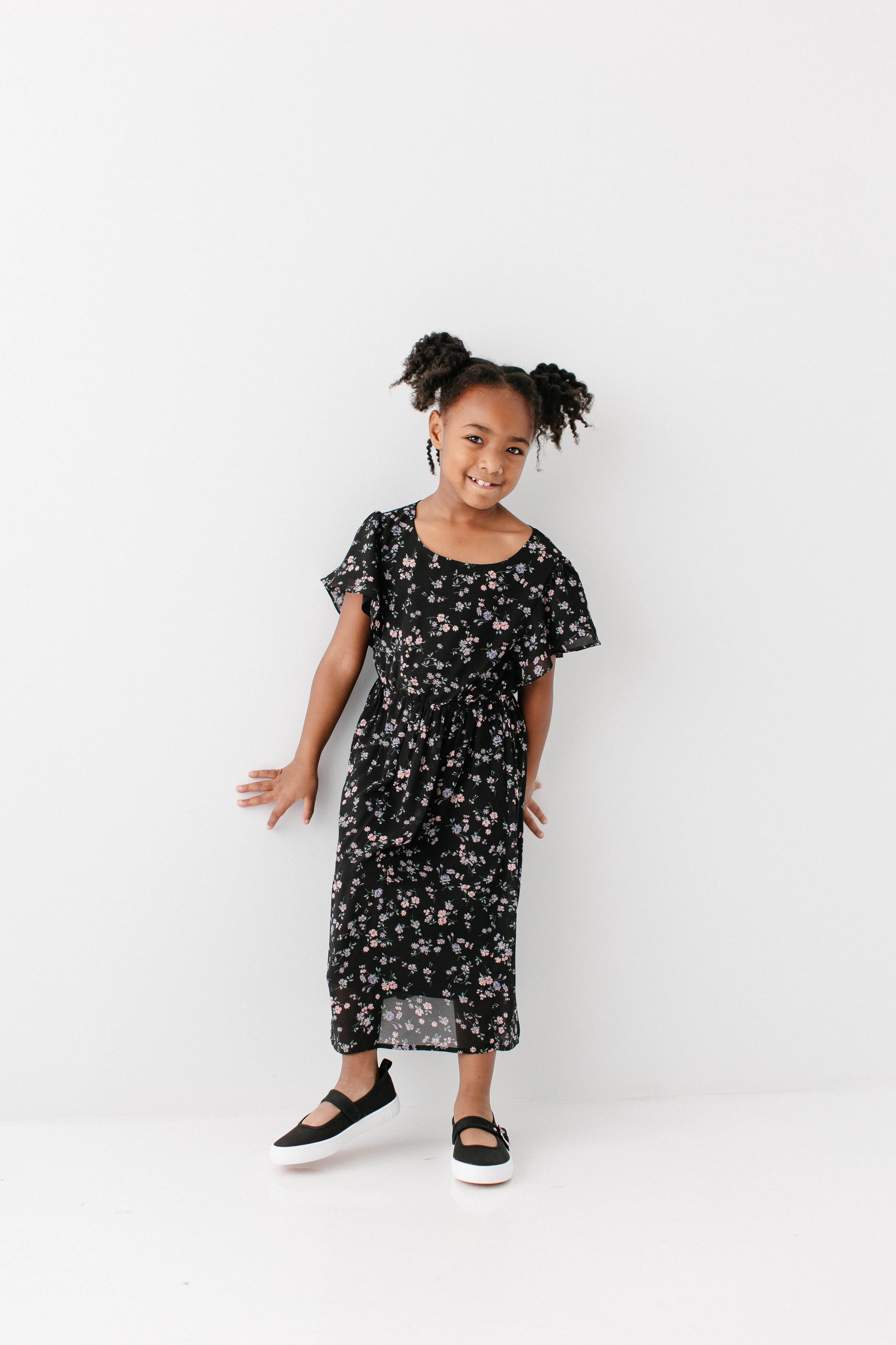 Naomi Girl Floral Midi Dress FINAL SALE - Image 4