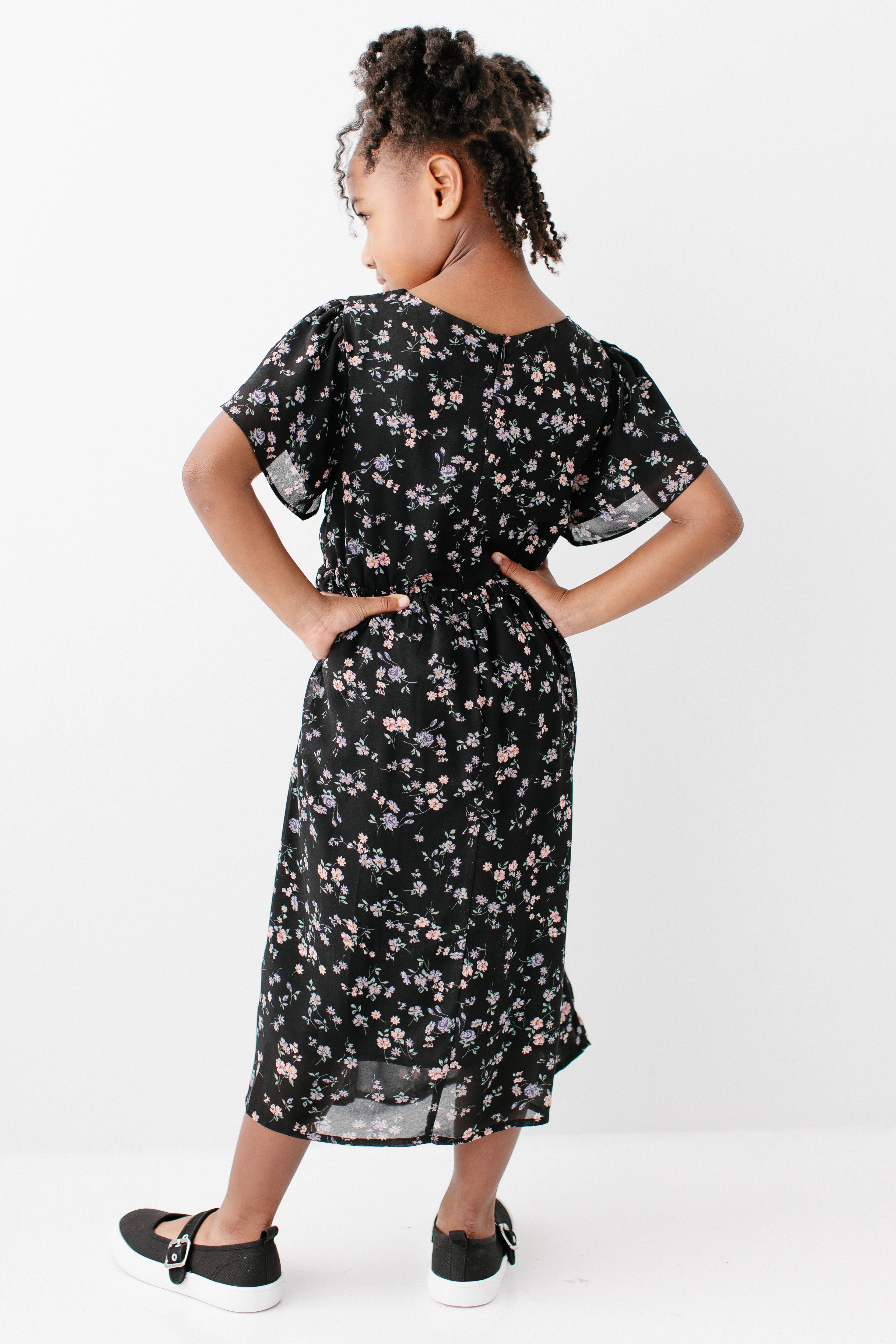 Naomi Girl Floral Midi Dress FINAL SALE - Image 5