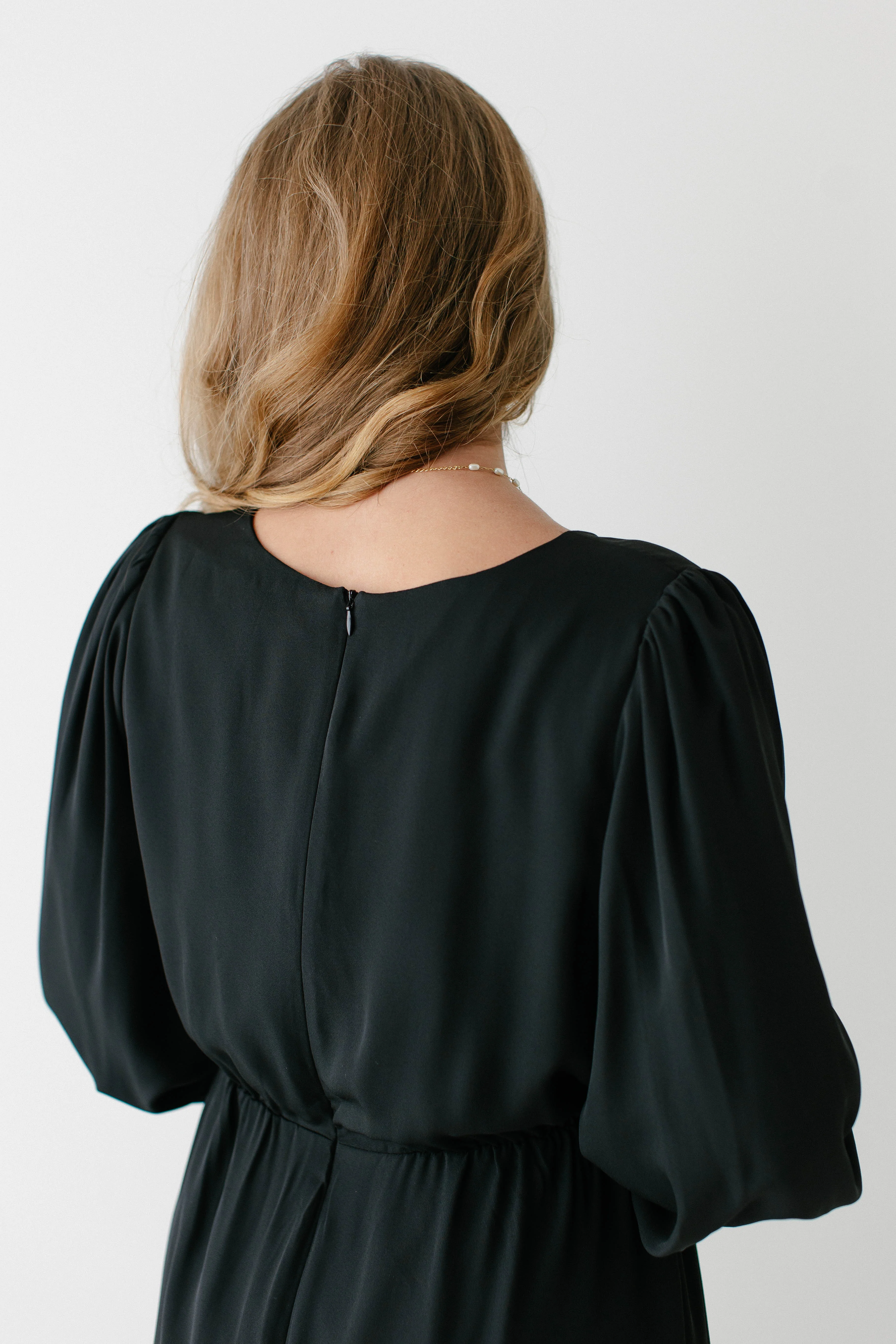 Naomi Long Sleeve Chiffon Maxi Dress FINAL SALE - Image 10