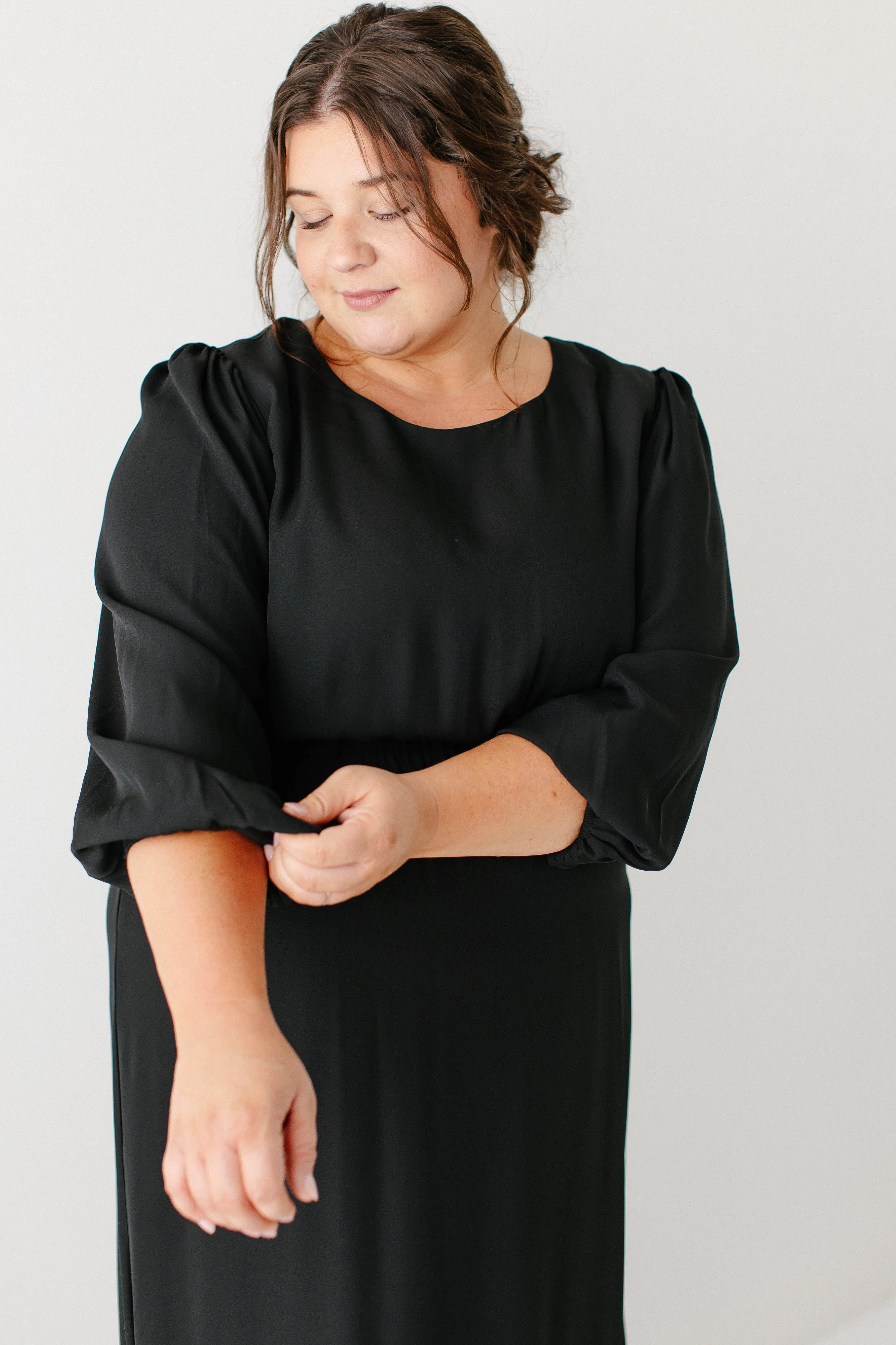 Naomi Long Sleeve Chiffon Maxi Dress FINAL SALE - Image 4
