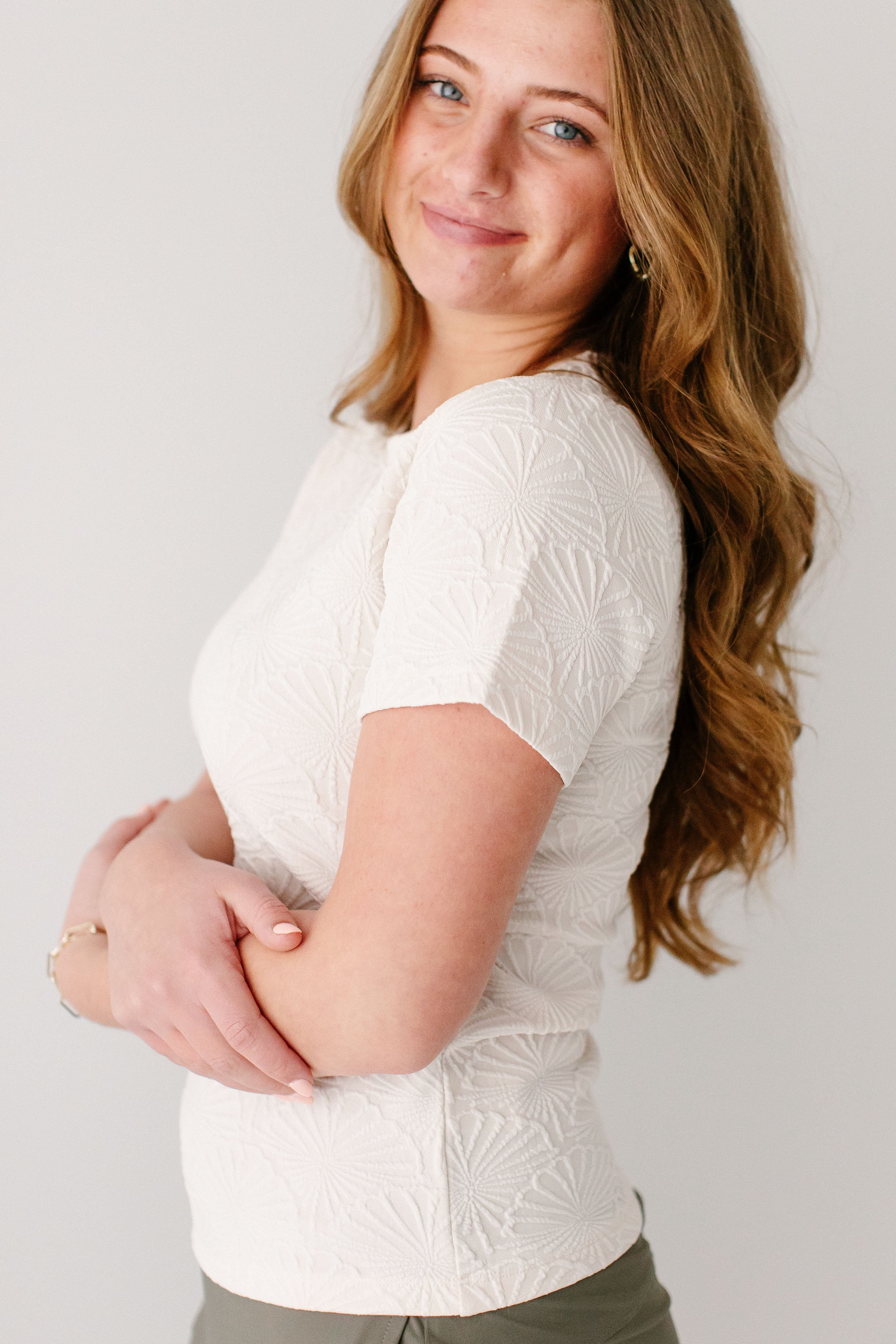 Neela Seashell Textured Top FINAL SALE - Image 3