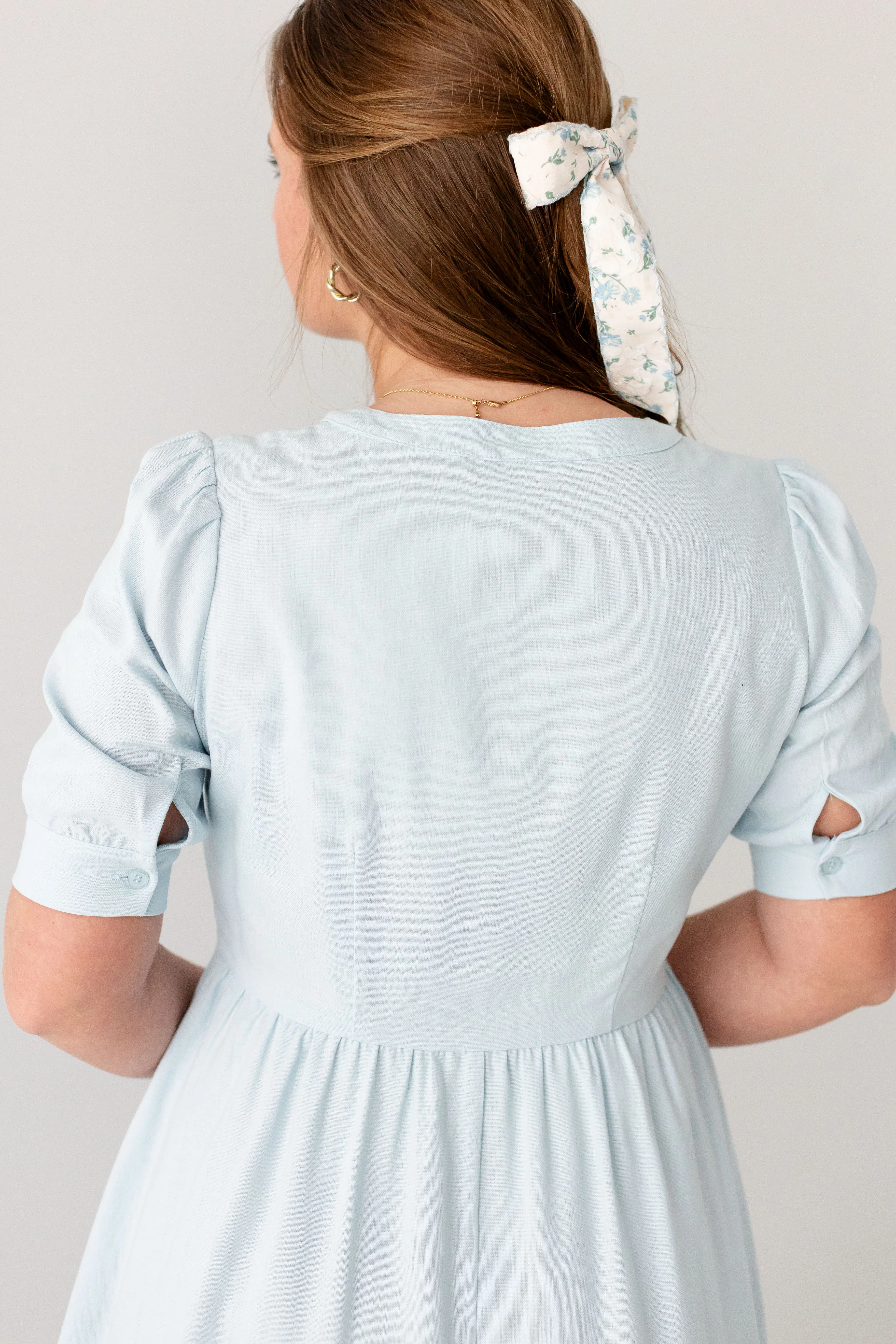 Nora Button Front A-Line Dress - Image 29