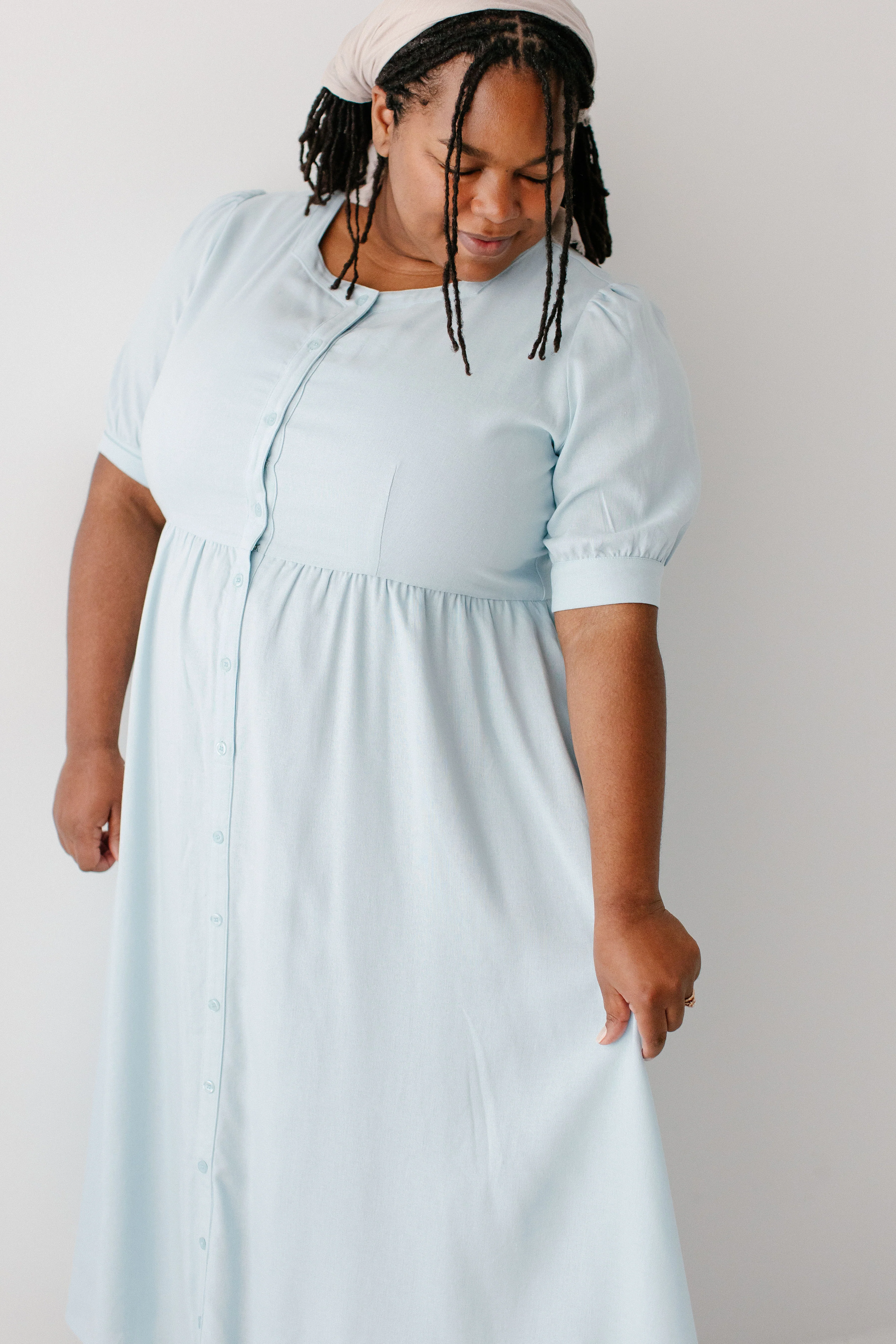 Nora Button Front A-Line Dress - Image 33
