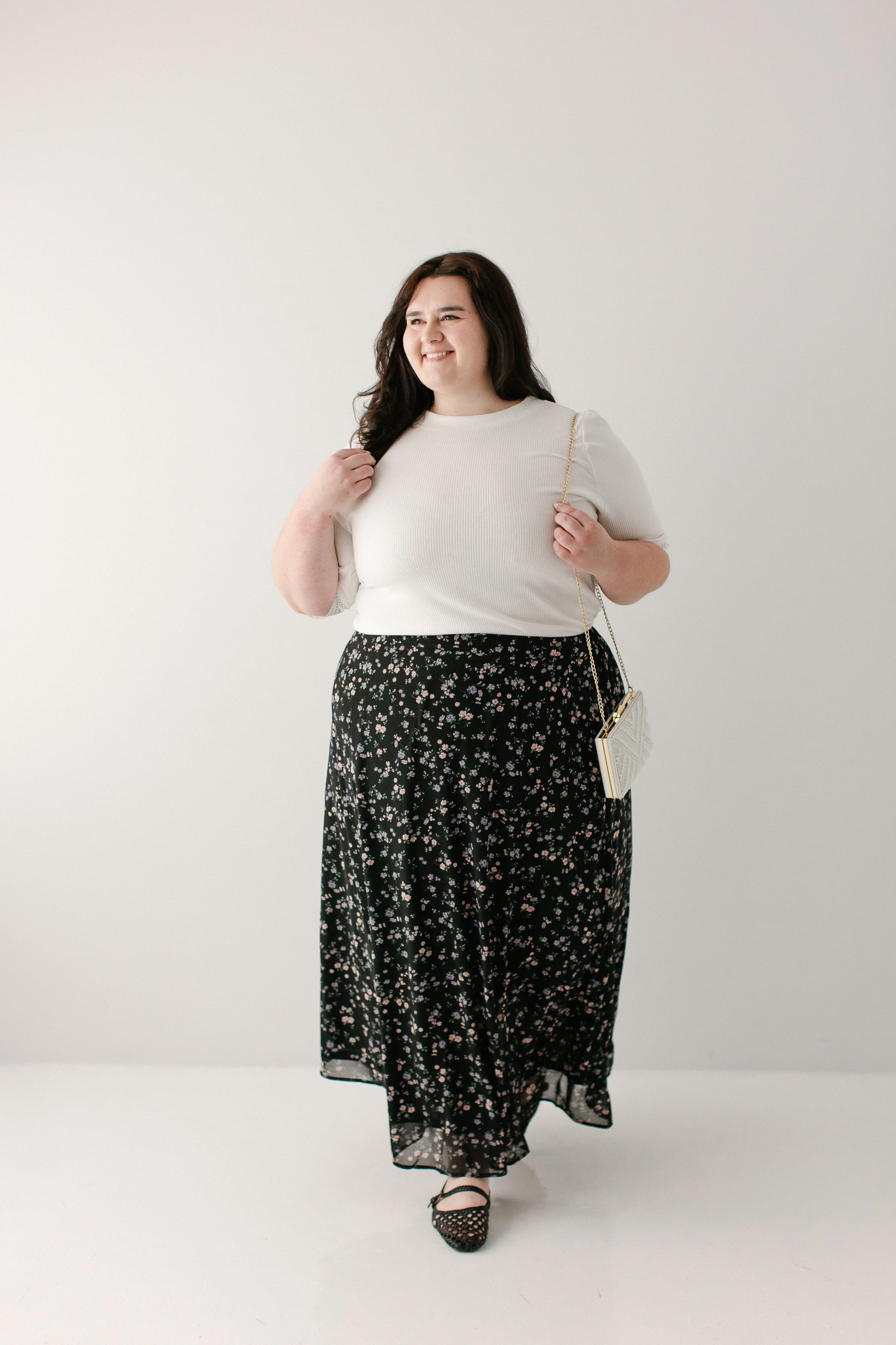 Plus Onyx Lace Detail Ribbed Top FINAL SALE - Image 7