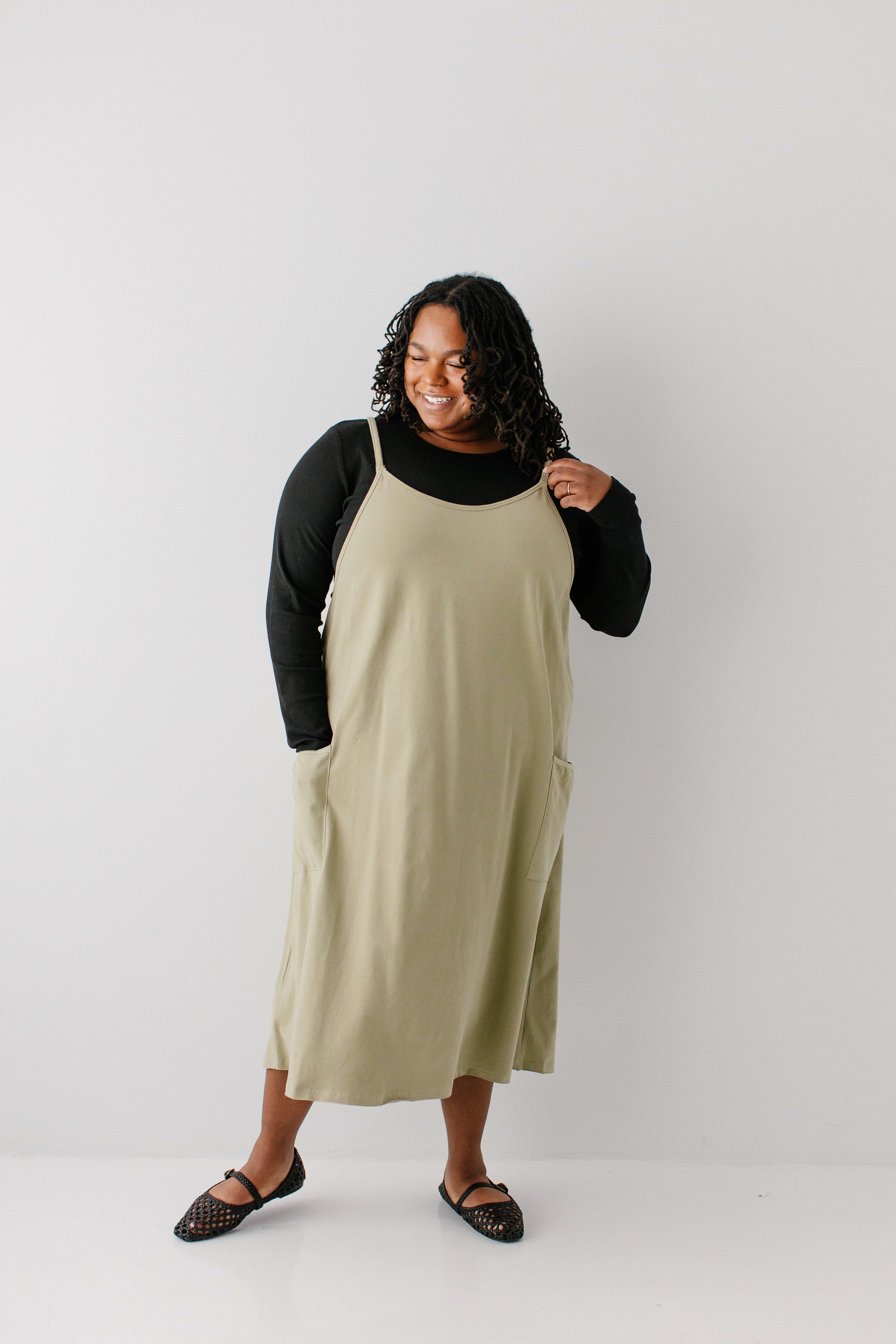 Plus Suri Cami Knit Midi Dress FINAL SALE - Image 2