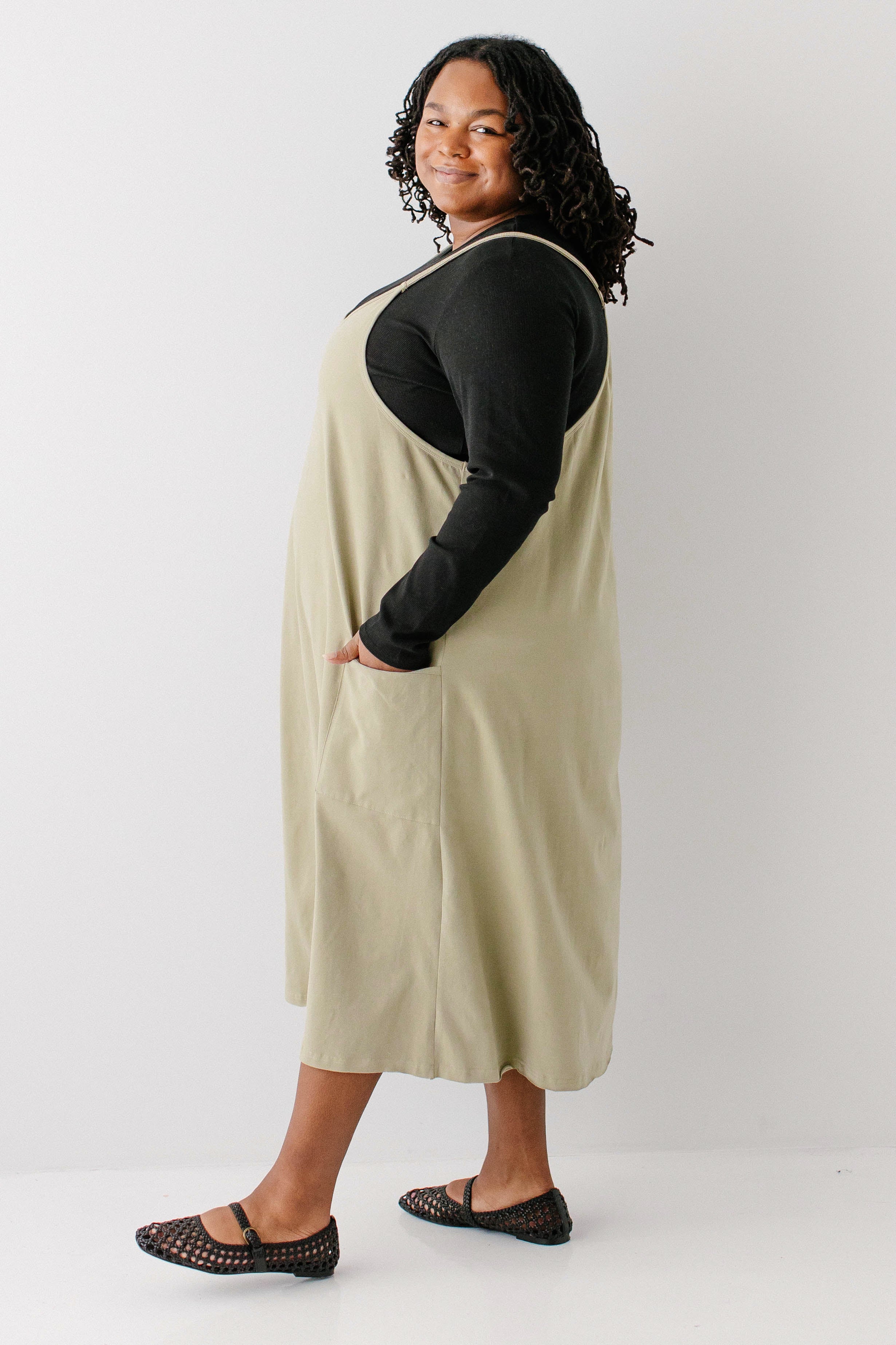 Plus Suri Cami Knit Midi Dress FINAL SALE - Image 4